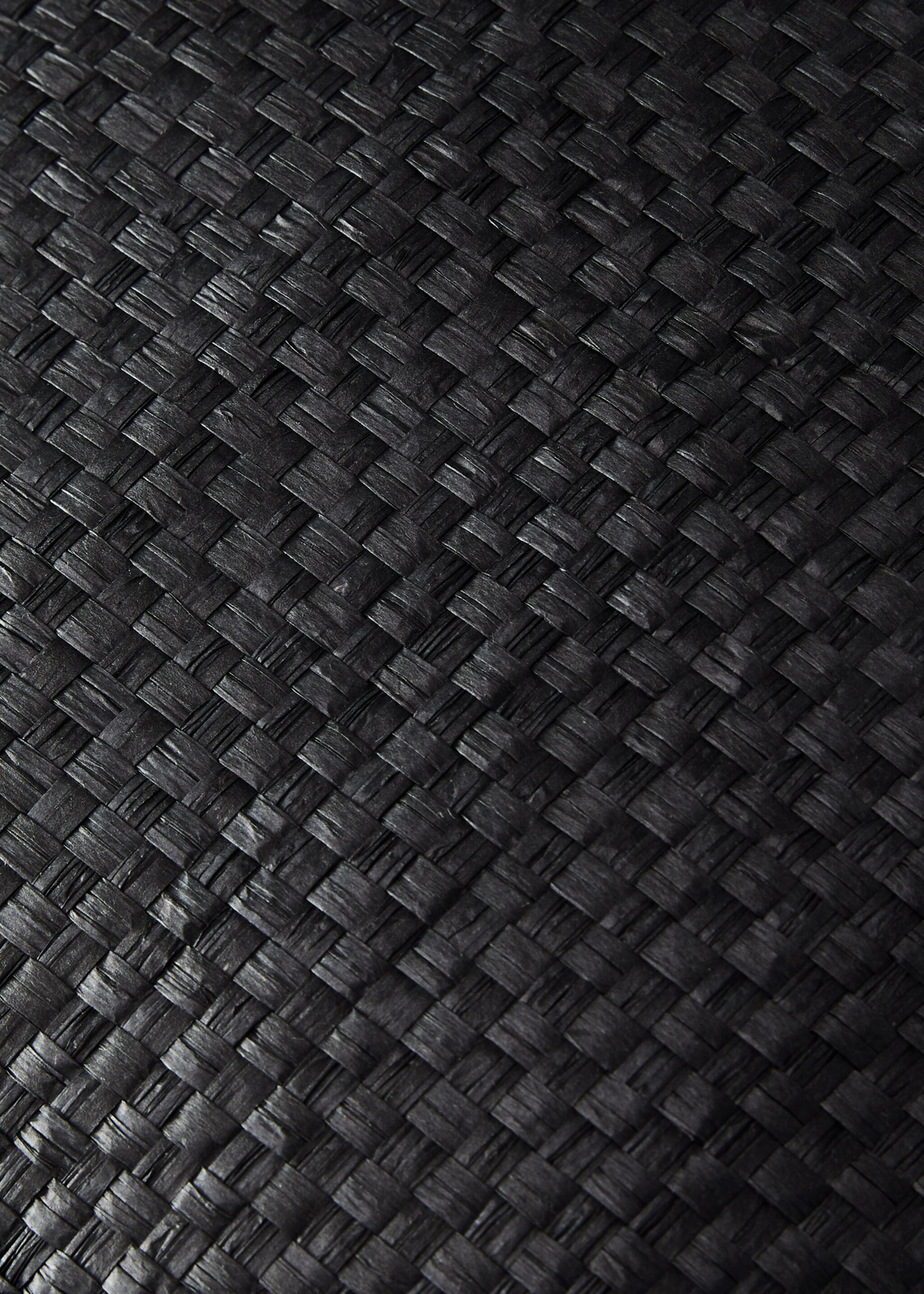 Woven paper cushion cover with piping 45x45cm - Details of the article 2