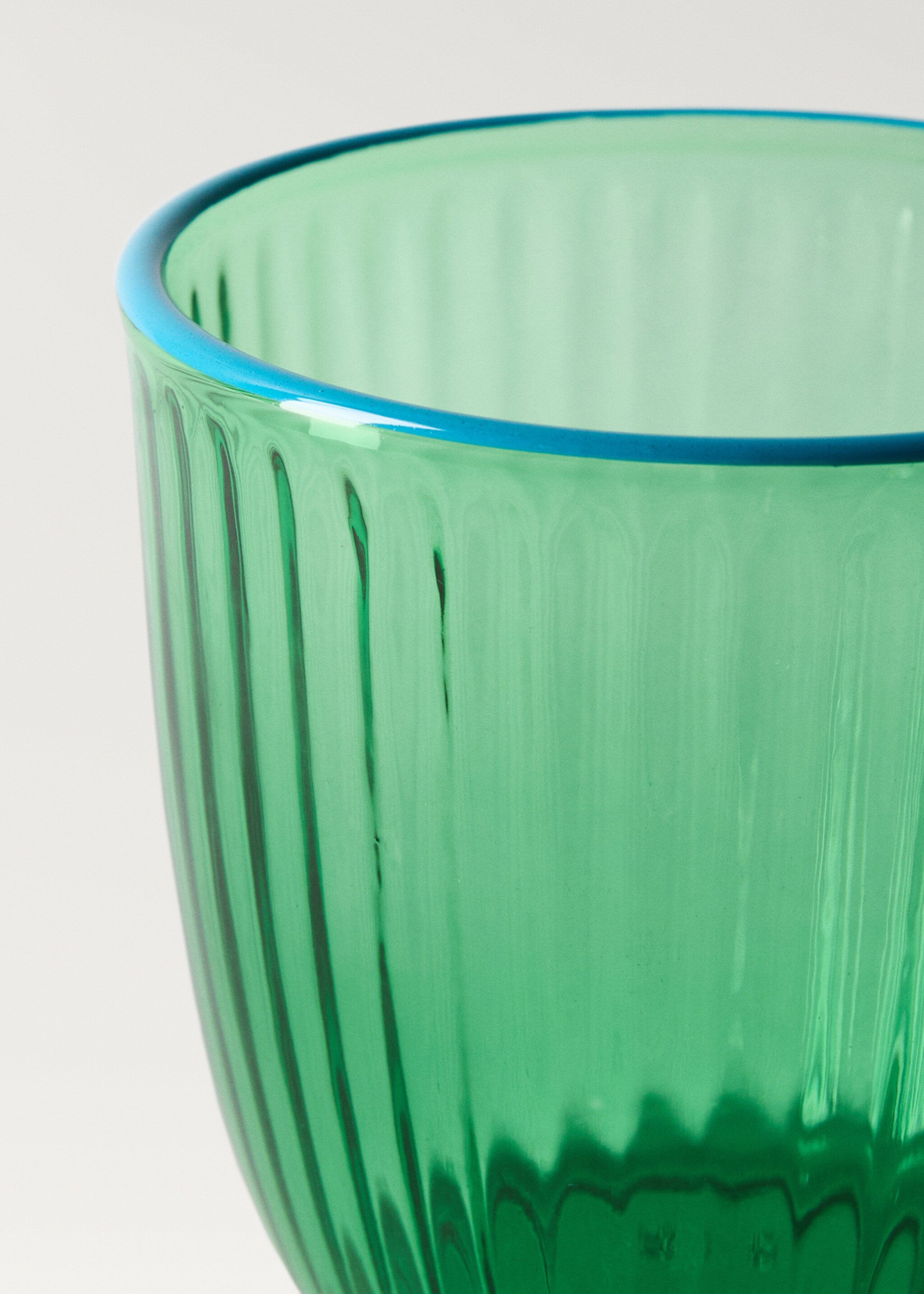 Vaso diseño bicolor textura rayas - Detalle del artículo 1