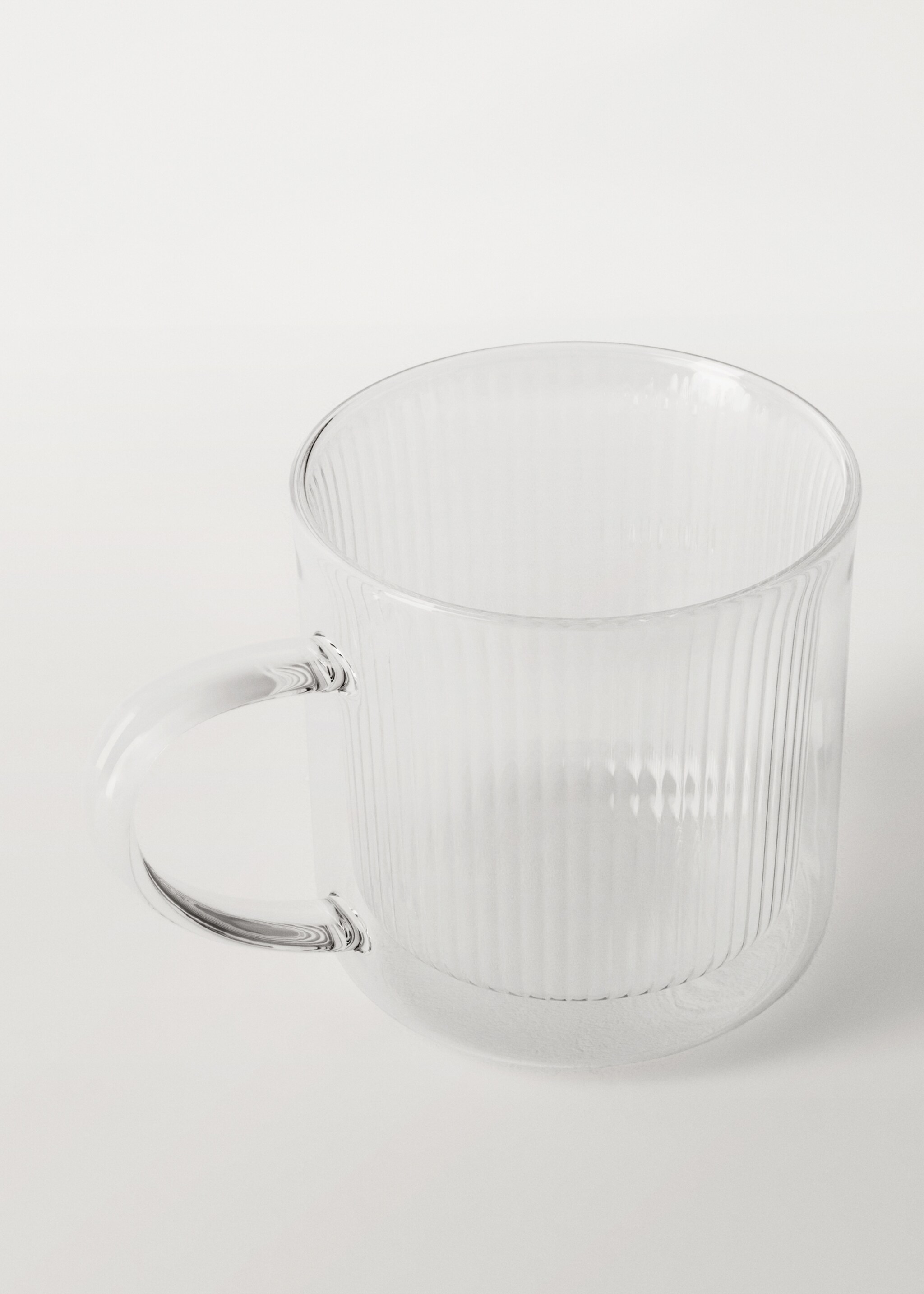 Taza cappuccino borosilicato líneas - Detalle del artículo 1
