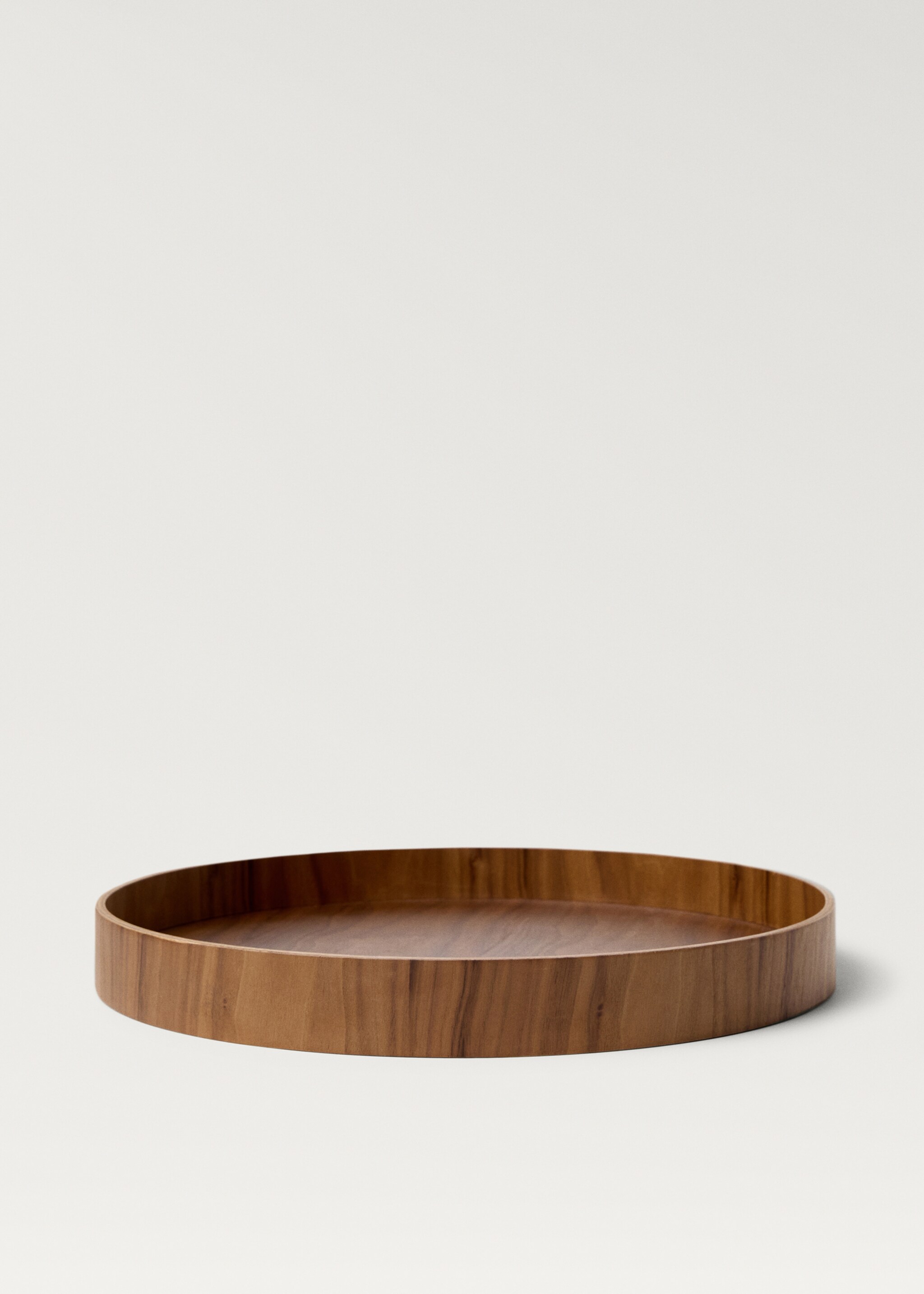 Large round wooden tray - Article without model