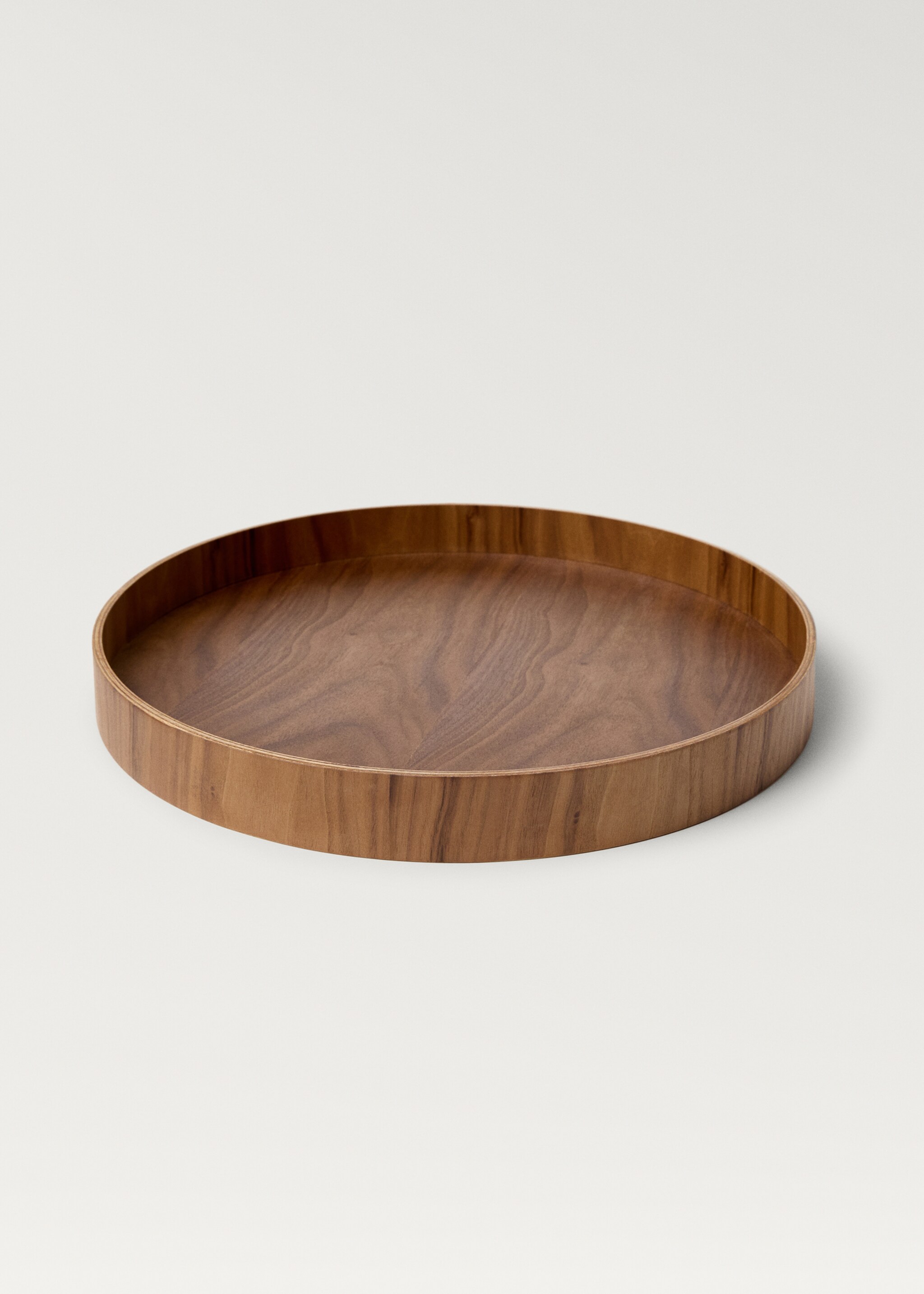 Large round wooden tray - Details of the article 1