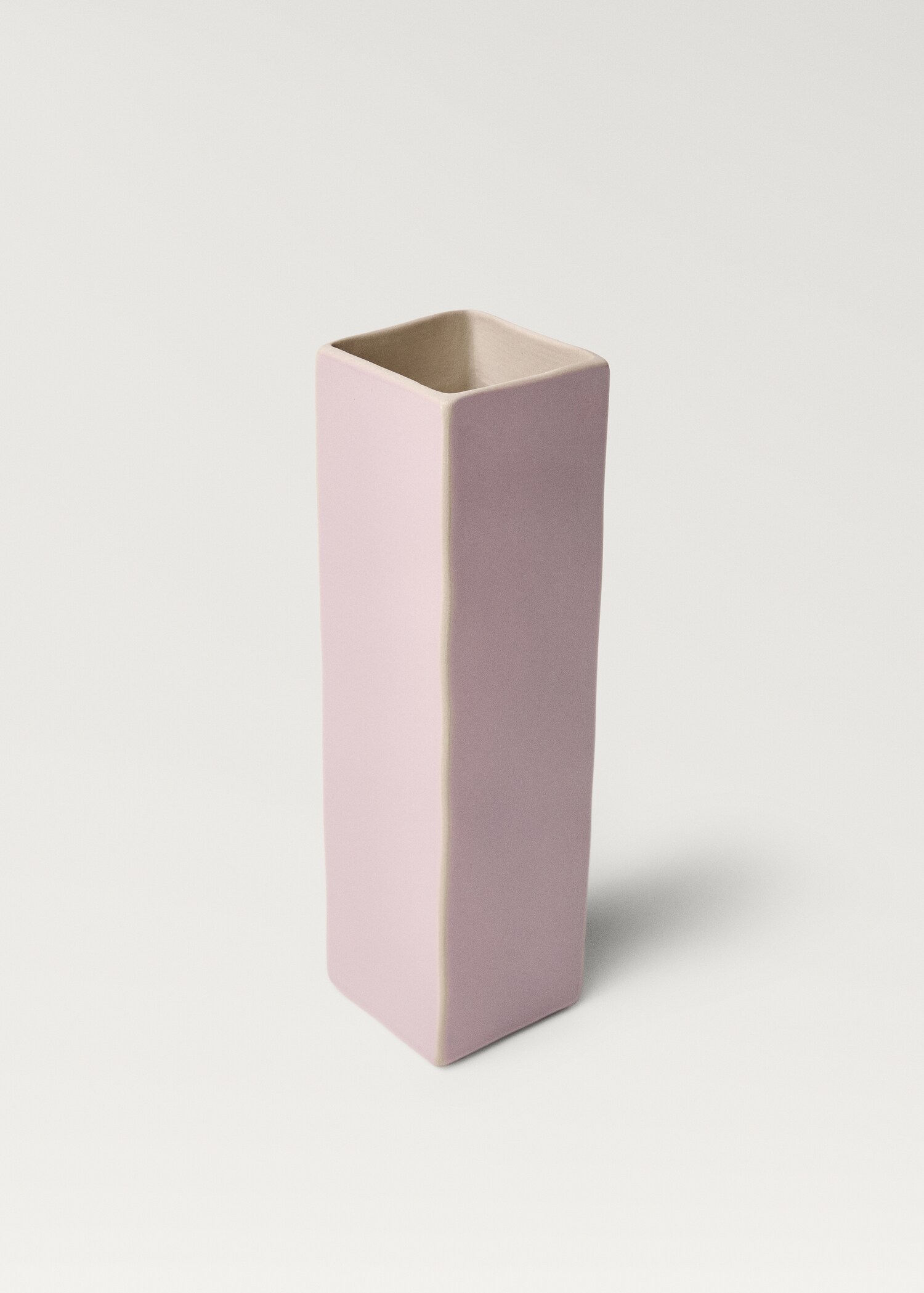 Rectangular stoneware vase with design - Details of the article 2