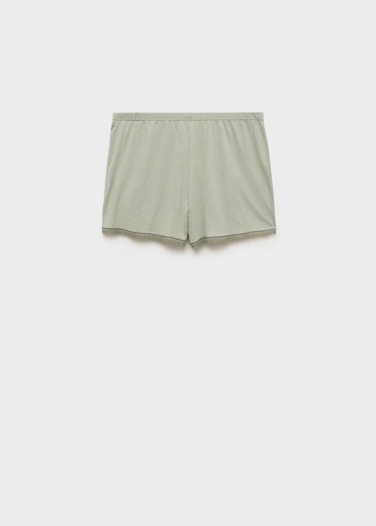 Shorts pijama algodón puntilla contratono - Artículo sin modelo