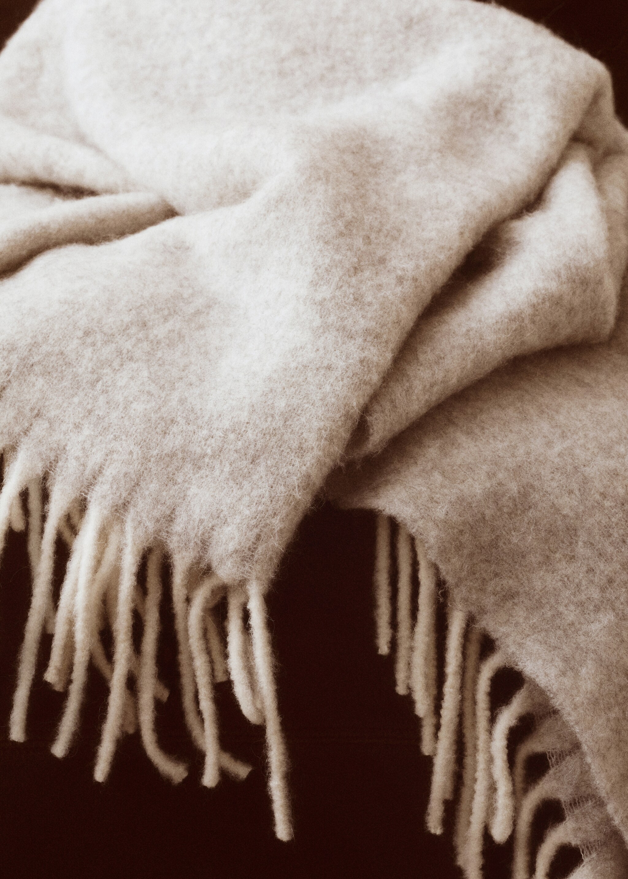 Soft-effect blanket with fringed trim - Details of the article 6