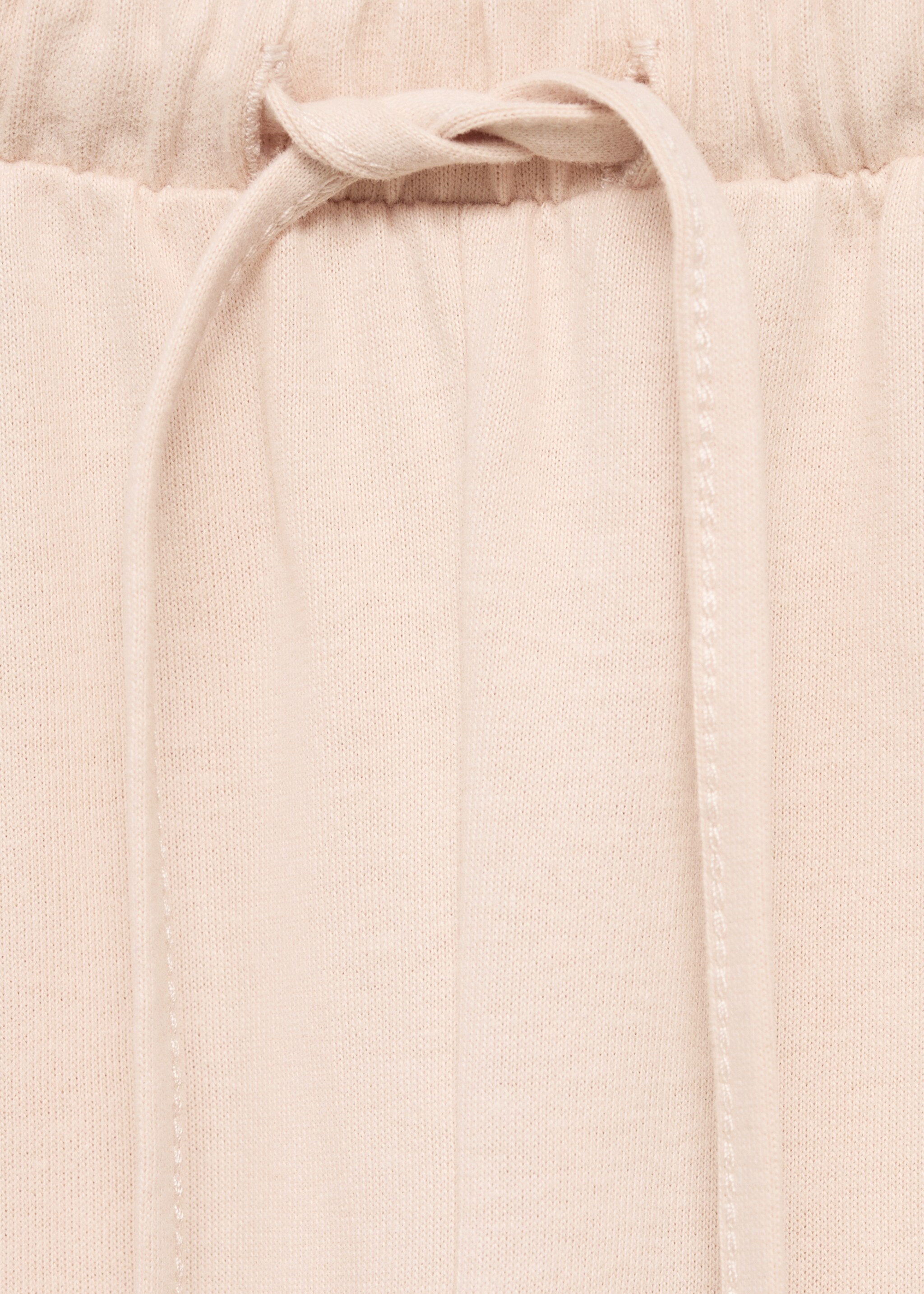 Cotton trousers with soft finish - Details of the article 8, Salmon. Ref: 87072971-00.