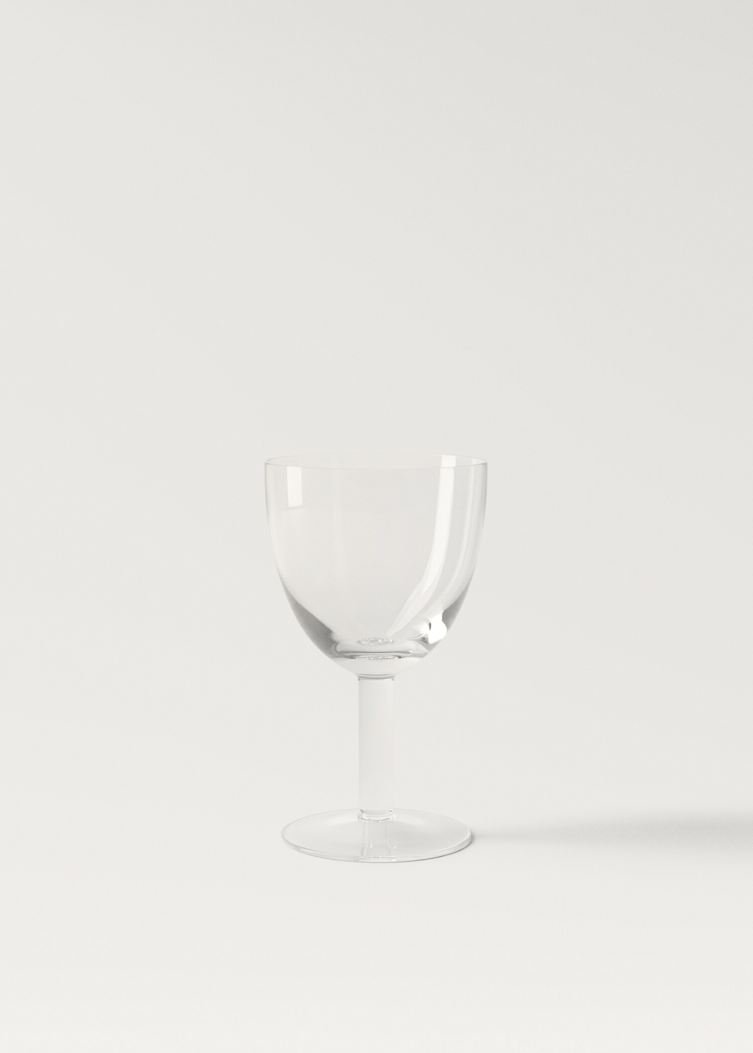 Low hand-blown stem glass - Article without model