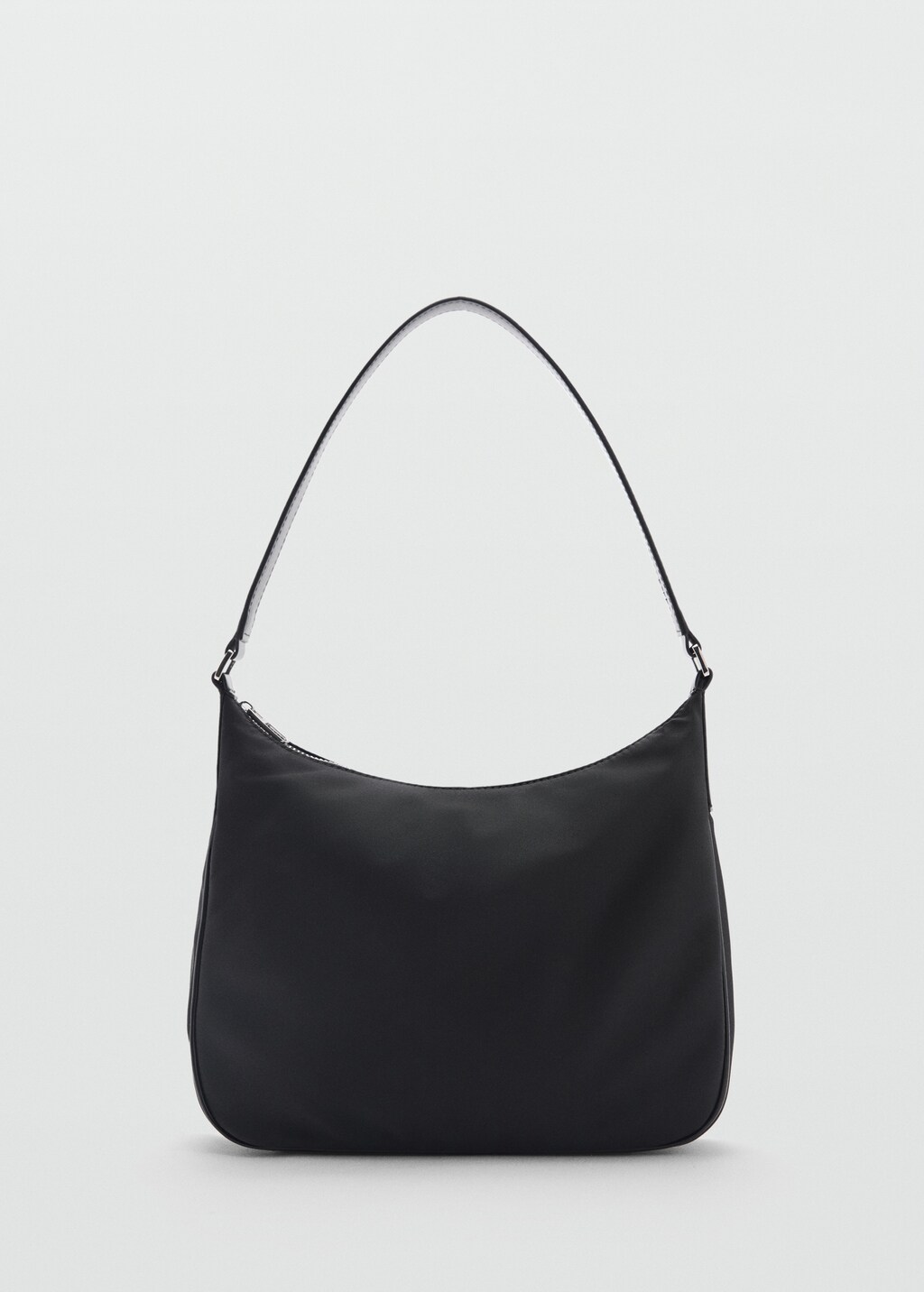 Medium nylon shoulder bag