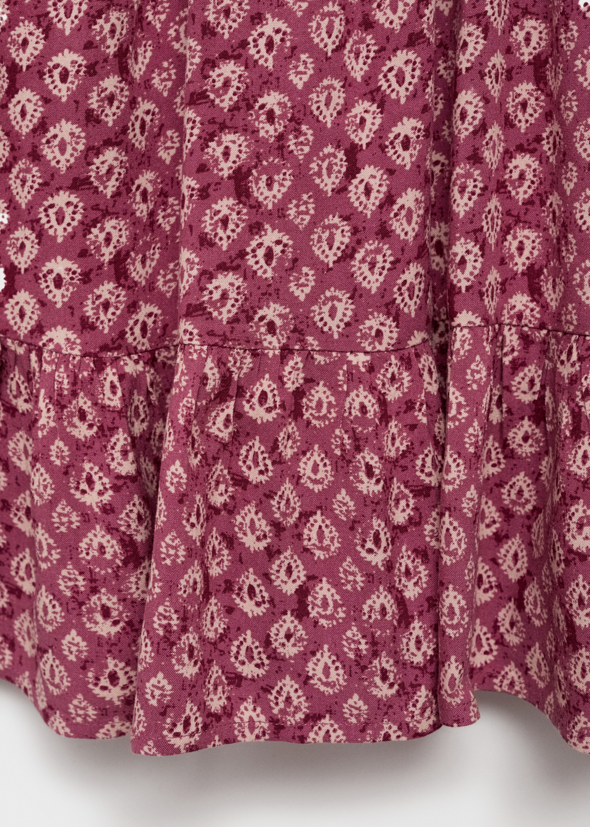 Vestido estampado corto - Detalle del artículo 8