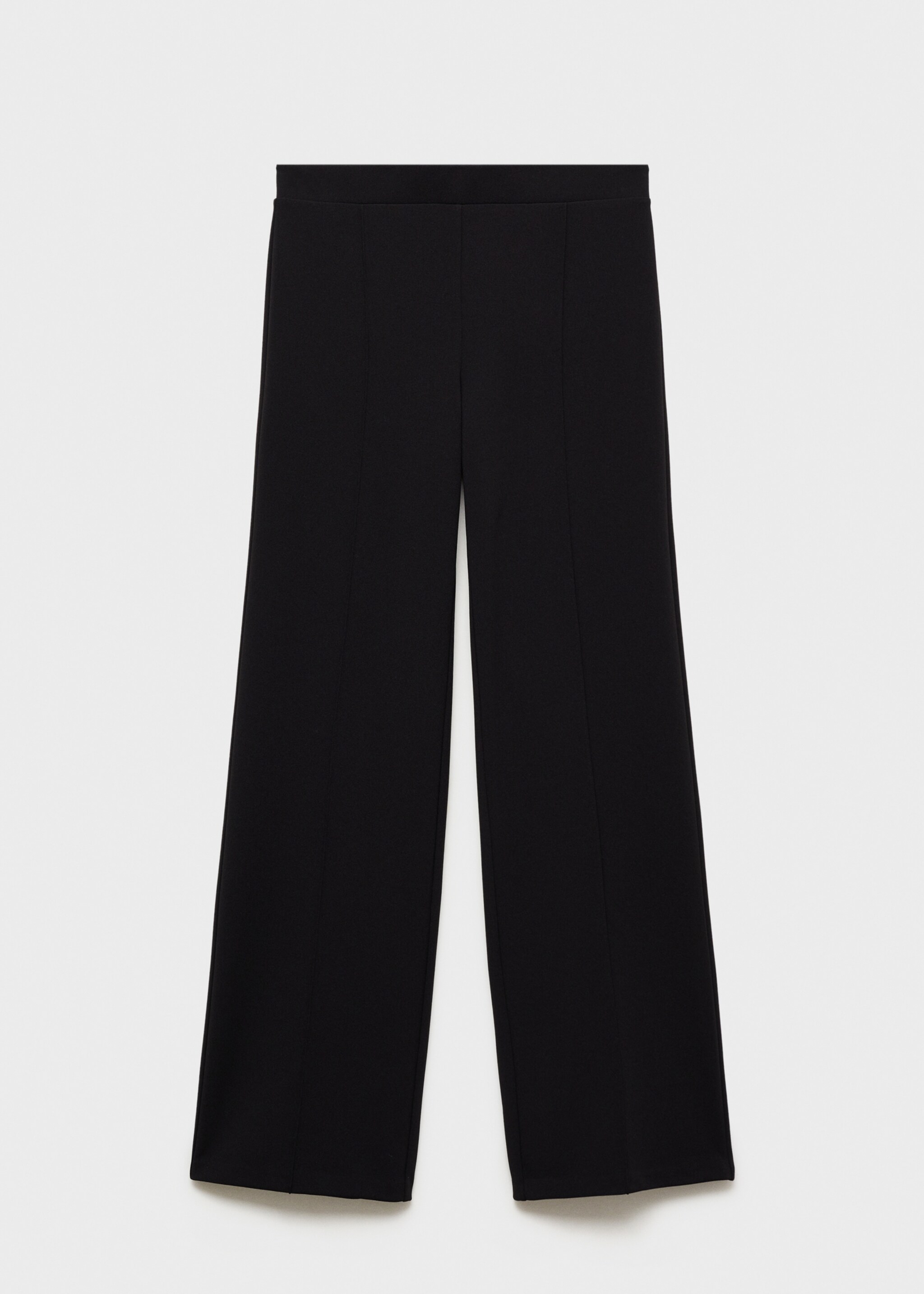 Straight knitted trousers - Article without model