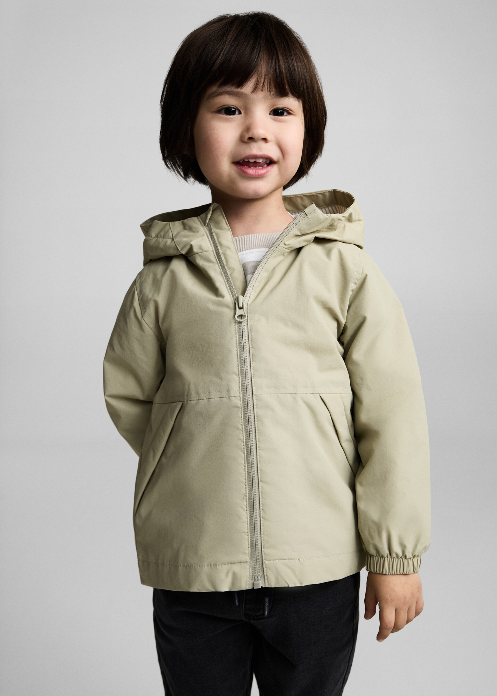 Quilted hooded parka - Medium plane