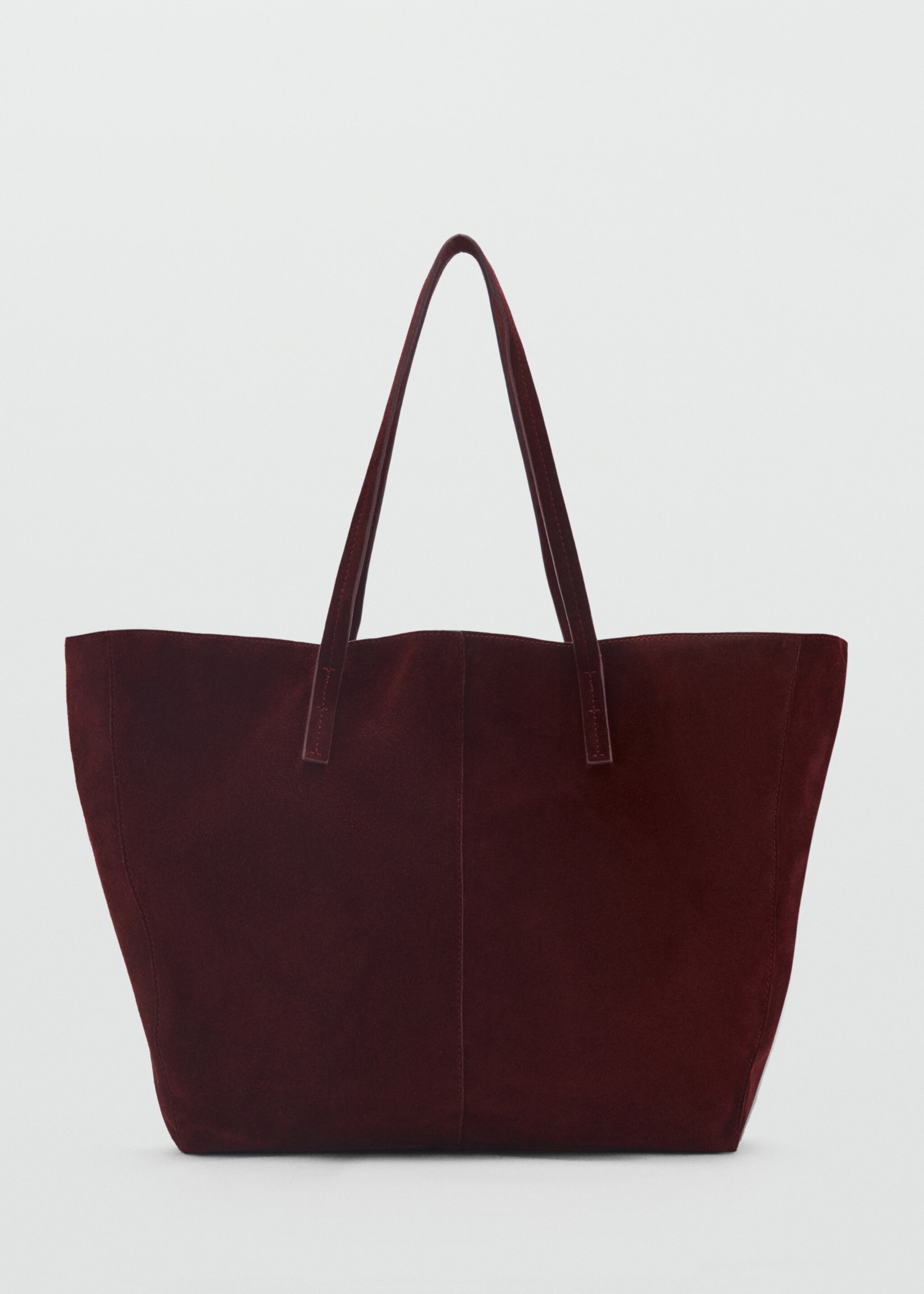 Suede shopper bag - Article without model