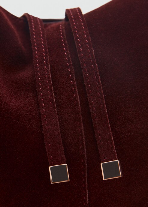 Paige Suede Tote Bag - Amaro