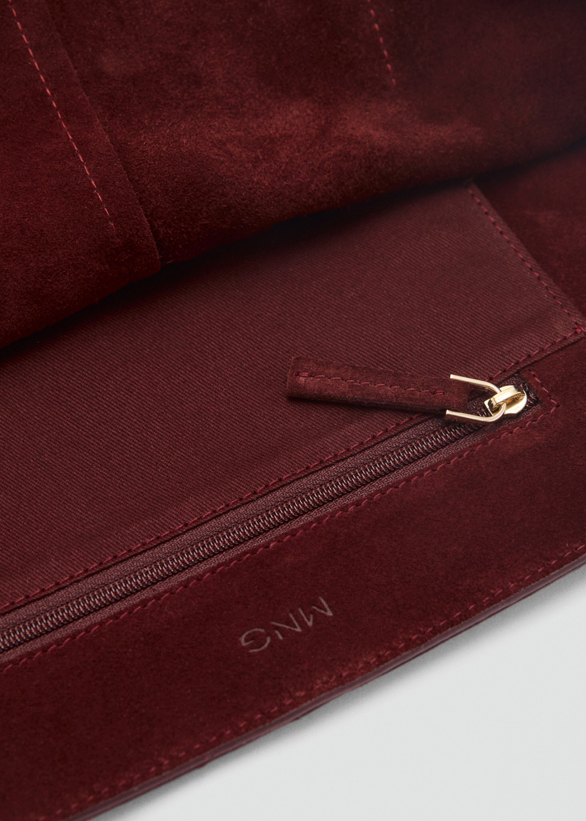Suede shopper bag - Details of the article 3