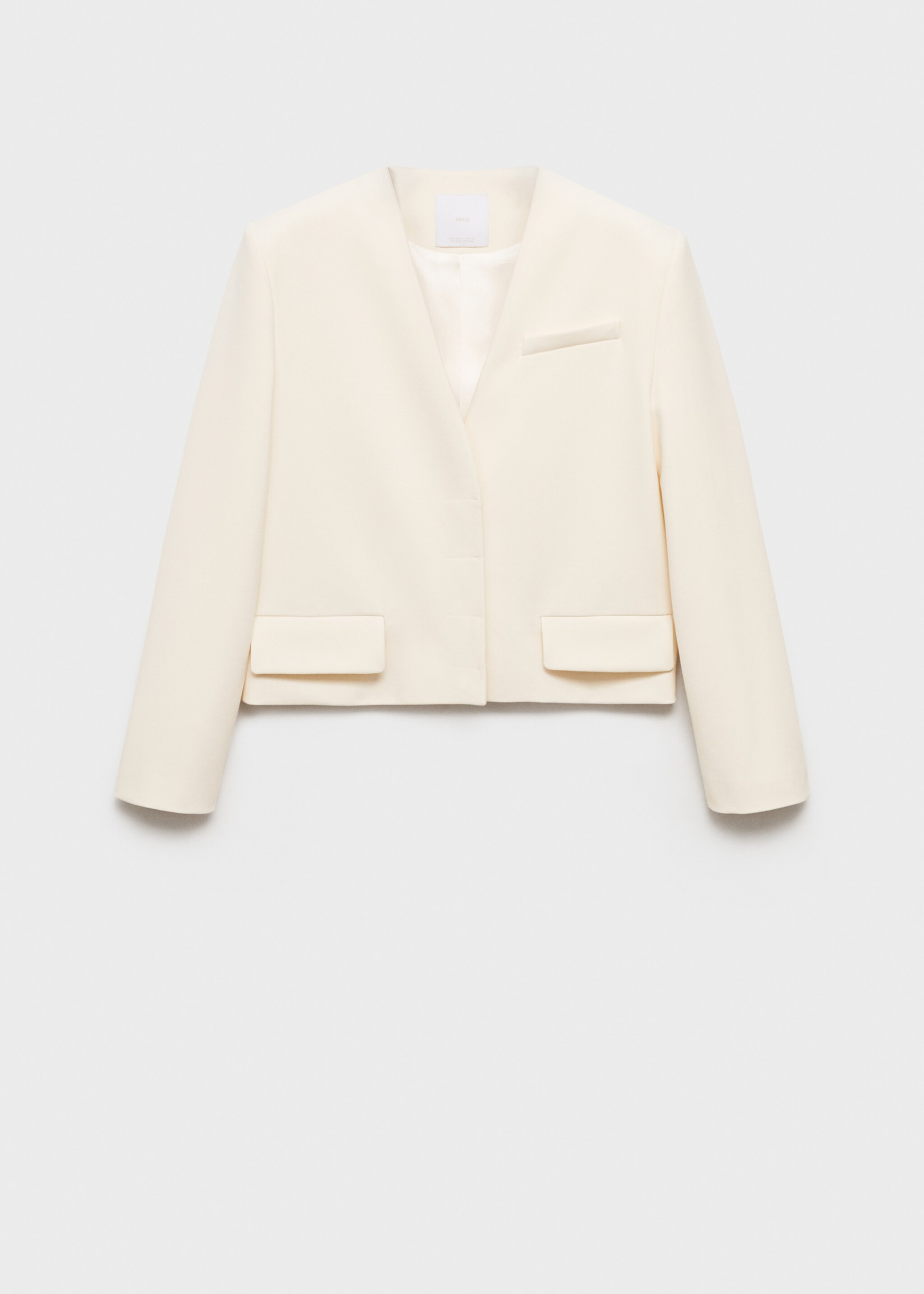 Structured cropped jacket - Article without model