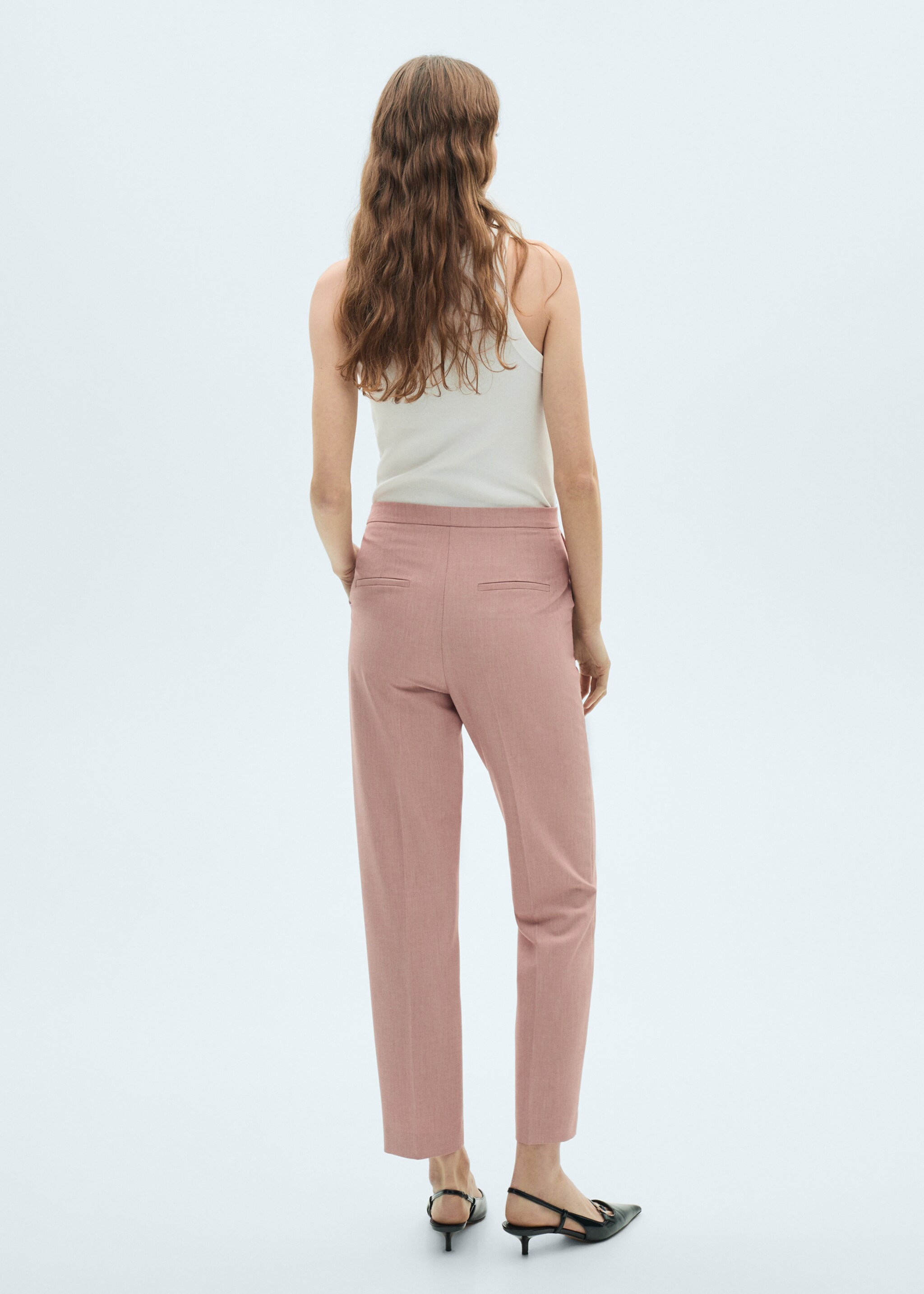 Pantalón recto traje - Reverso del artículo