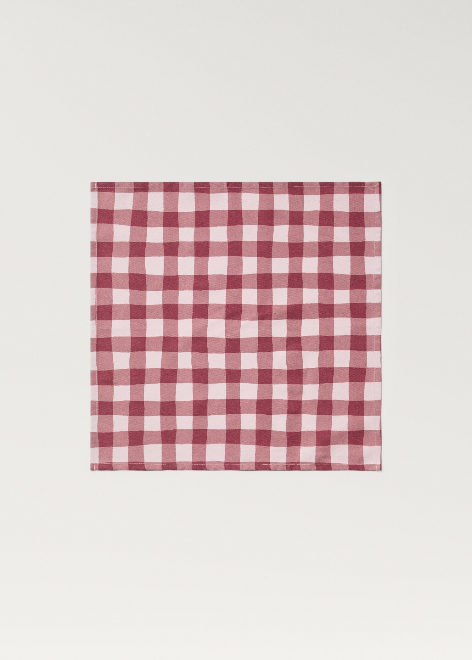 Serviettes de table coton à carreaux - Article sans modèle