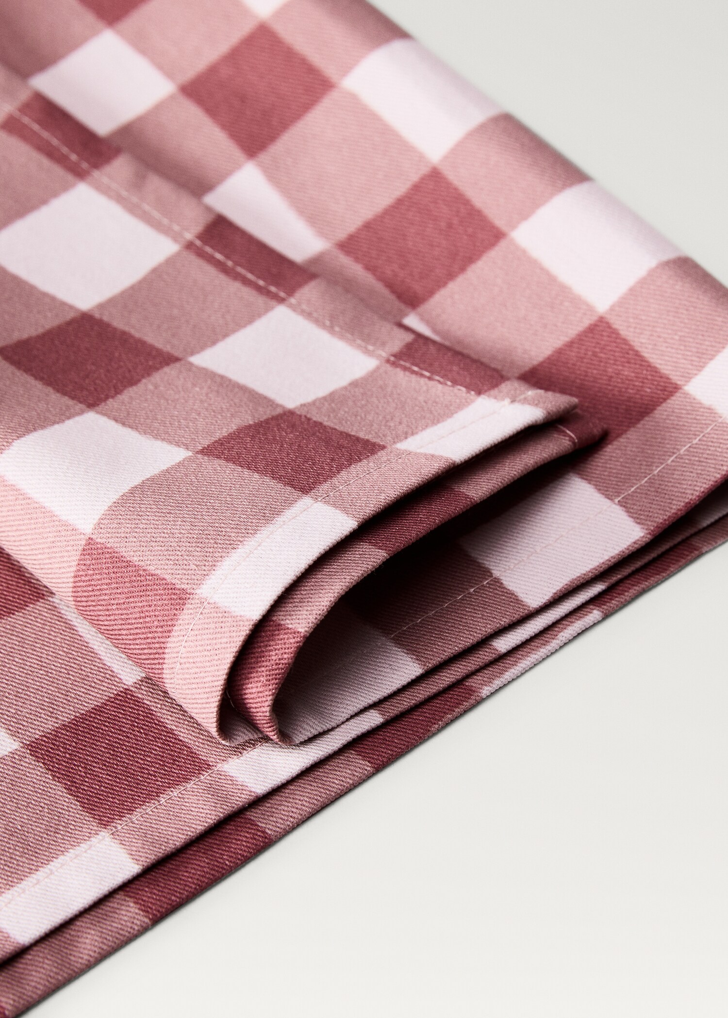 Serviettes de table coton à carreaux - Détail de l'article 2