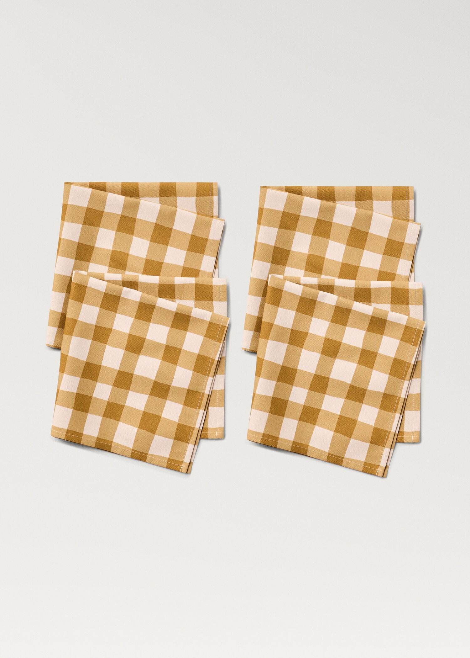 Cotton check napkins - Details of the article 1