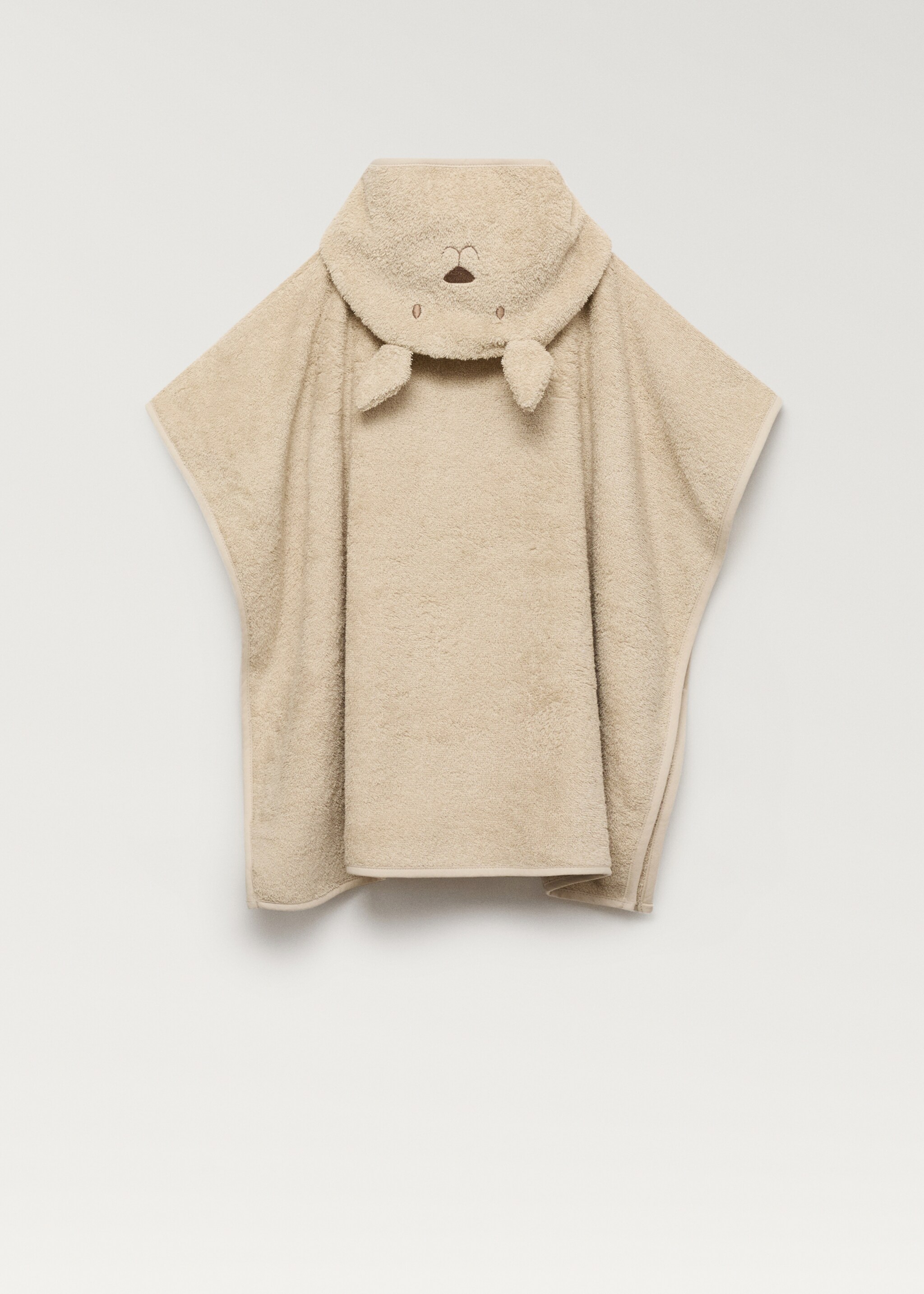 Terry towelling bath cape with ears - Details of the article 1