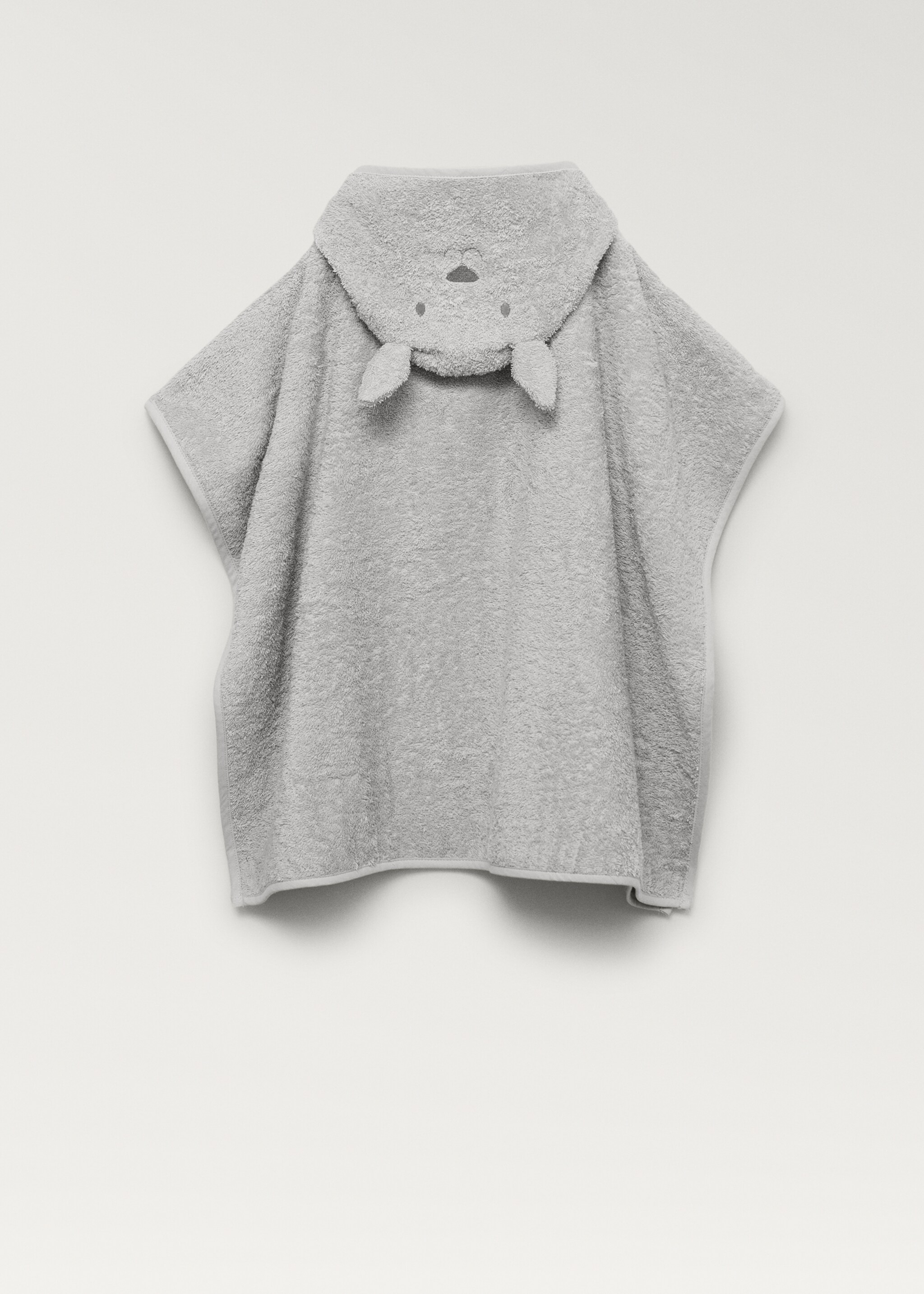 Terry towelling bath cape with ears - Details of the article 1