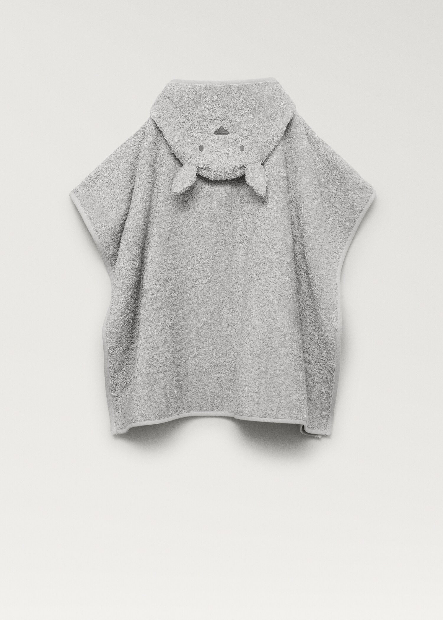 Terry towelling bath cape with ears - Details of the article 1