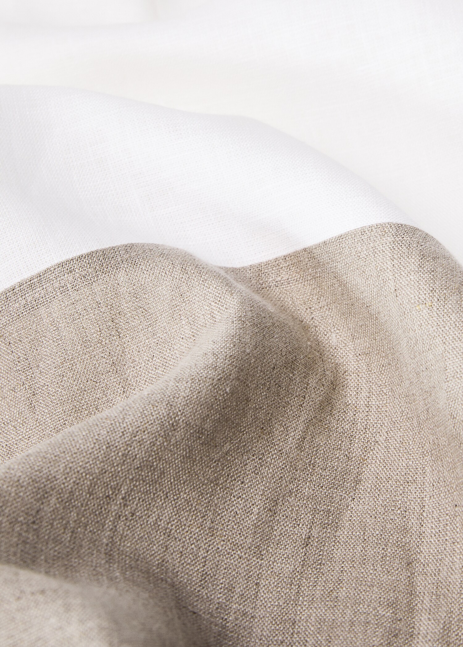 Reversible linen curtain - Medium plane
