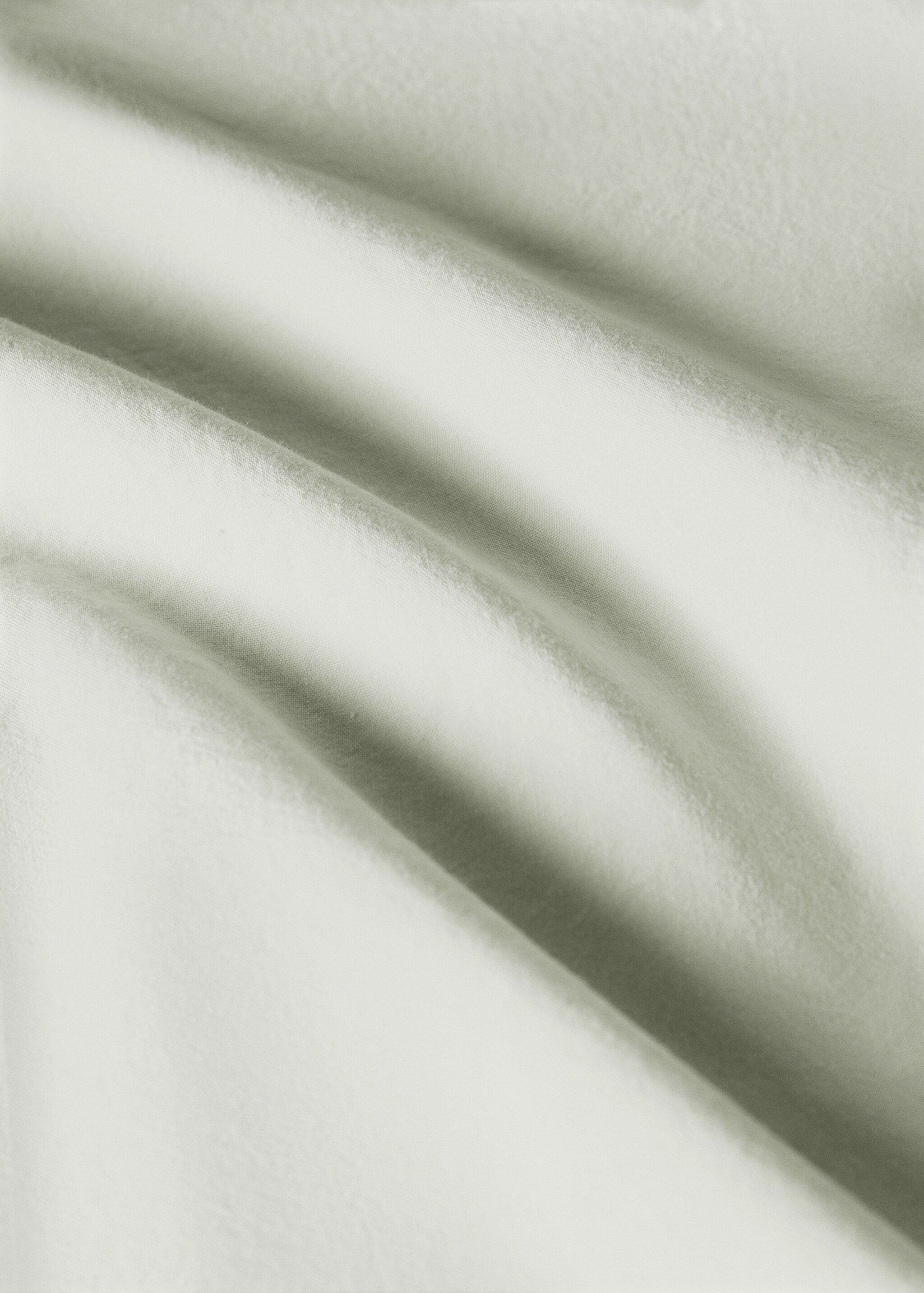 Чаршаф от двойно пран памук - Данни за артикула 2, Среднозелено. Ref: 87073316-00.