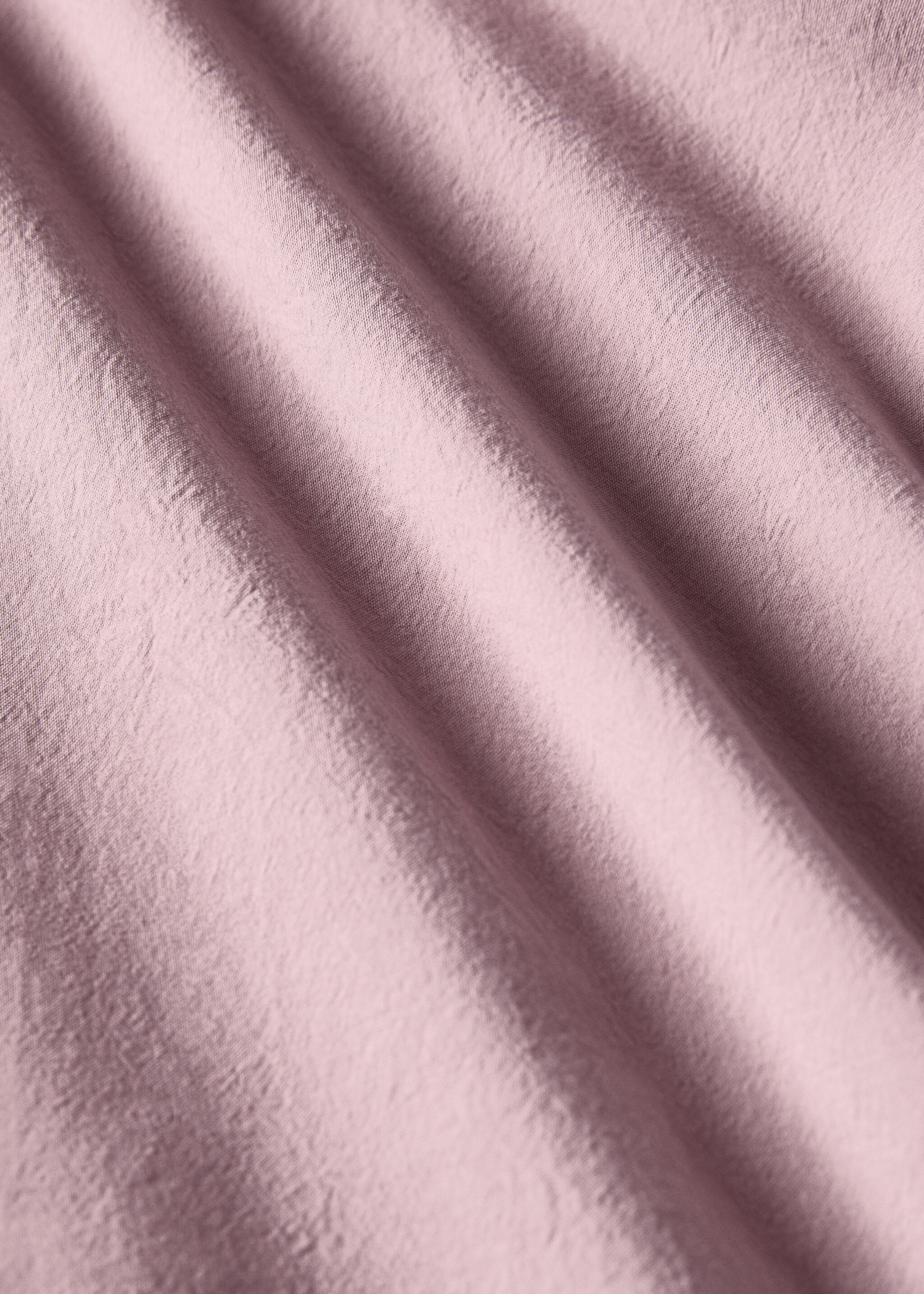 Чаршаф от двойно пран памук - Данни за артикула 2, Люляк. Ref: 87073316-00.