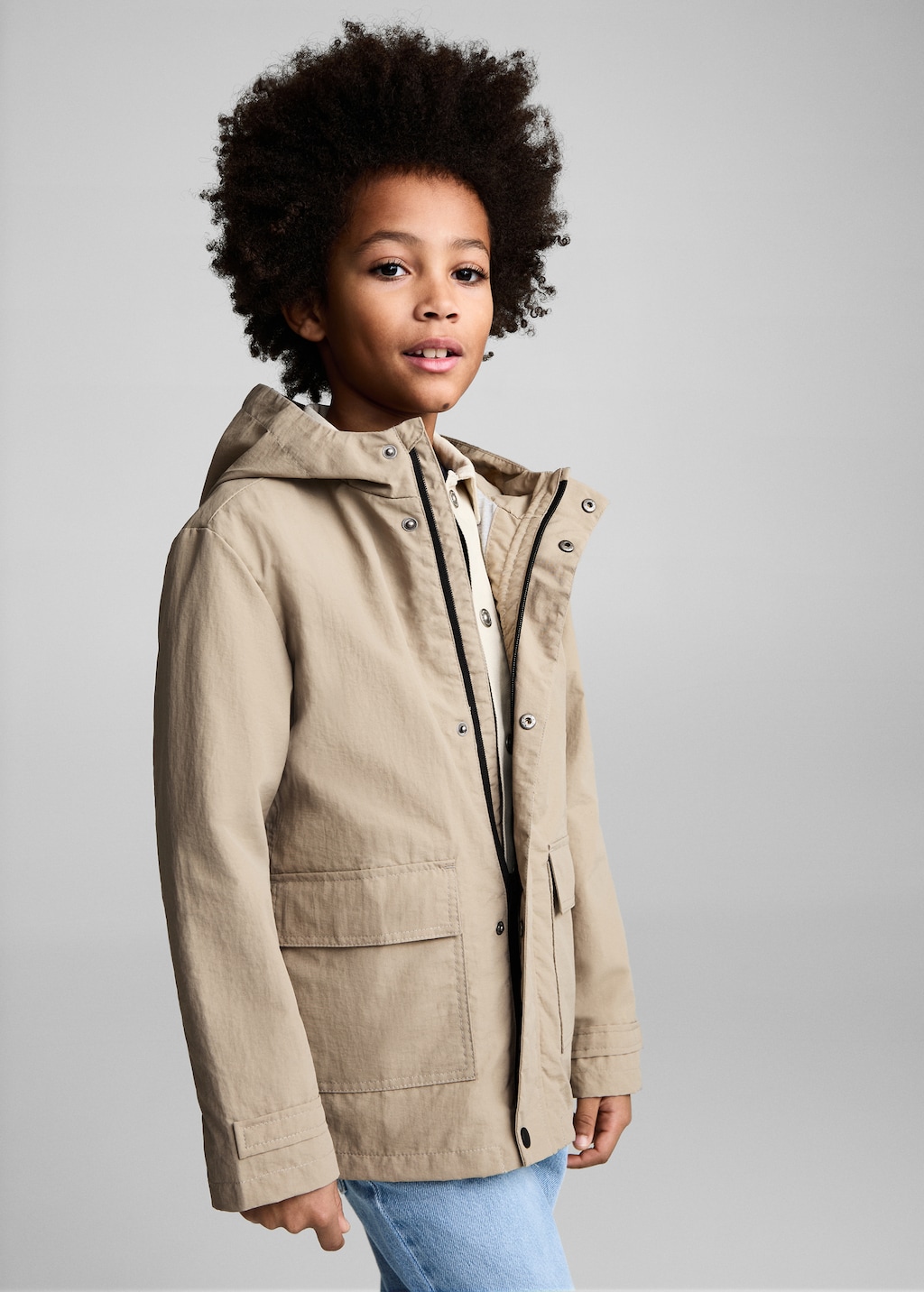 Hooded parka - Kids | MANGO USA Hooded parka - Kids | MANGO USA
