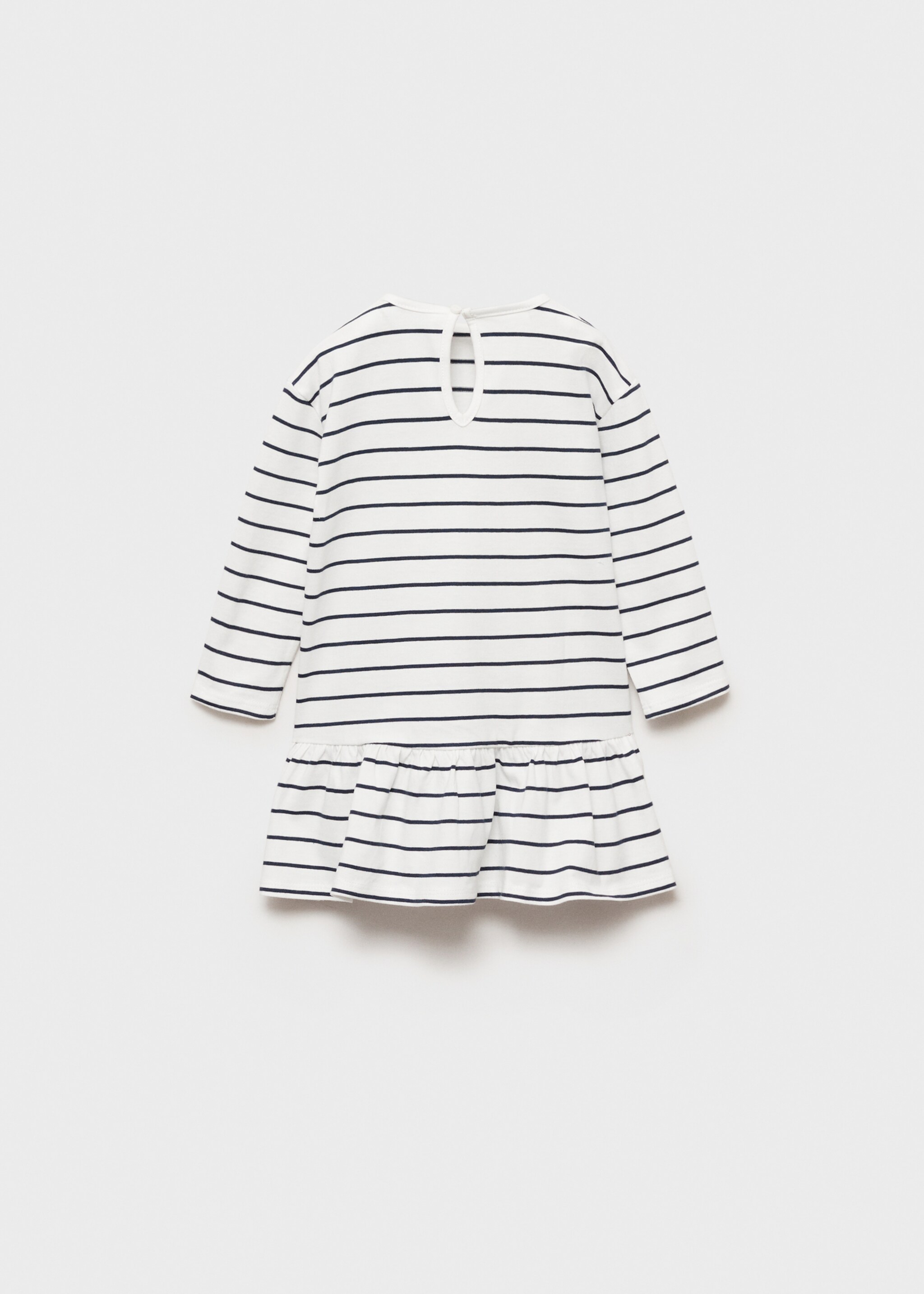Striped cotton dress - Reverse of the article