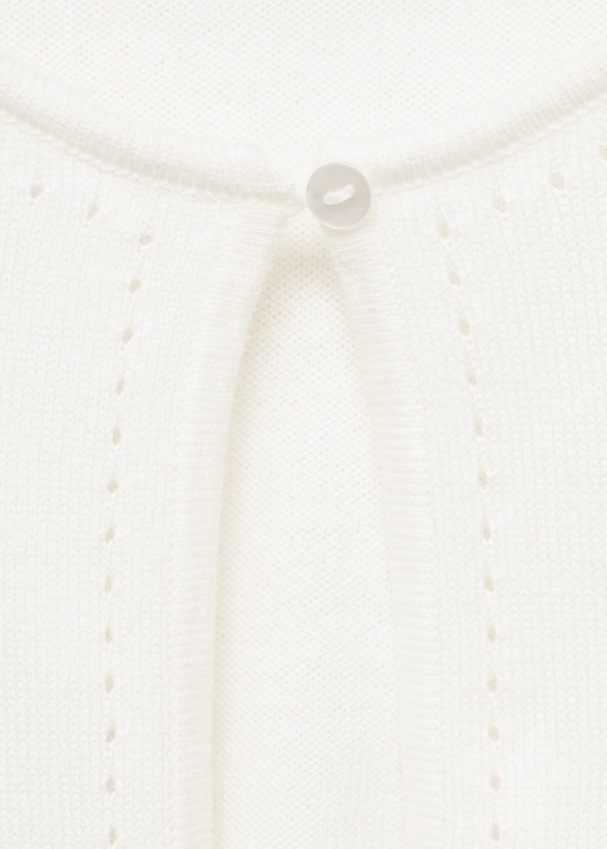 Fine-knit cotton cardigan - Details of the article 8
