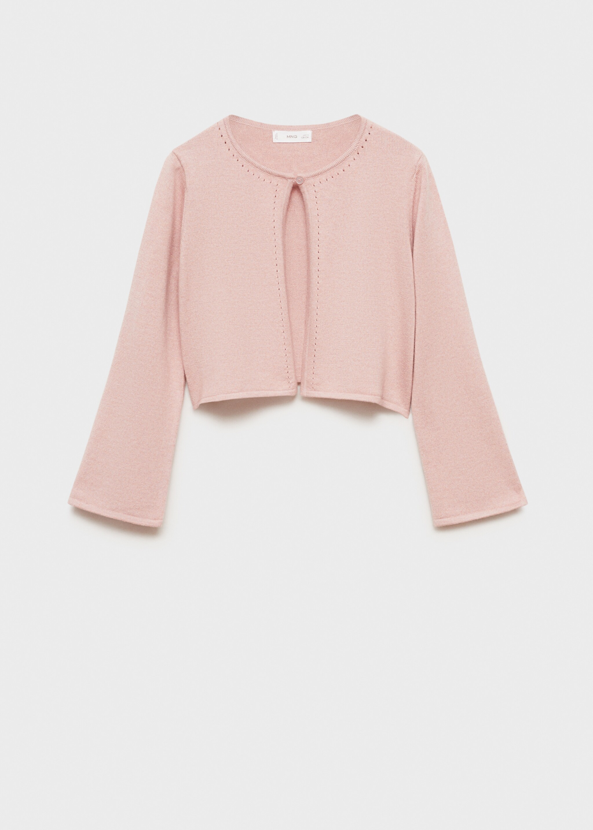 Fine-knit cotton cardigan - Article without model