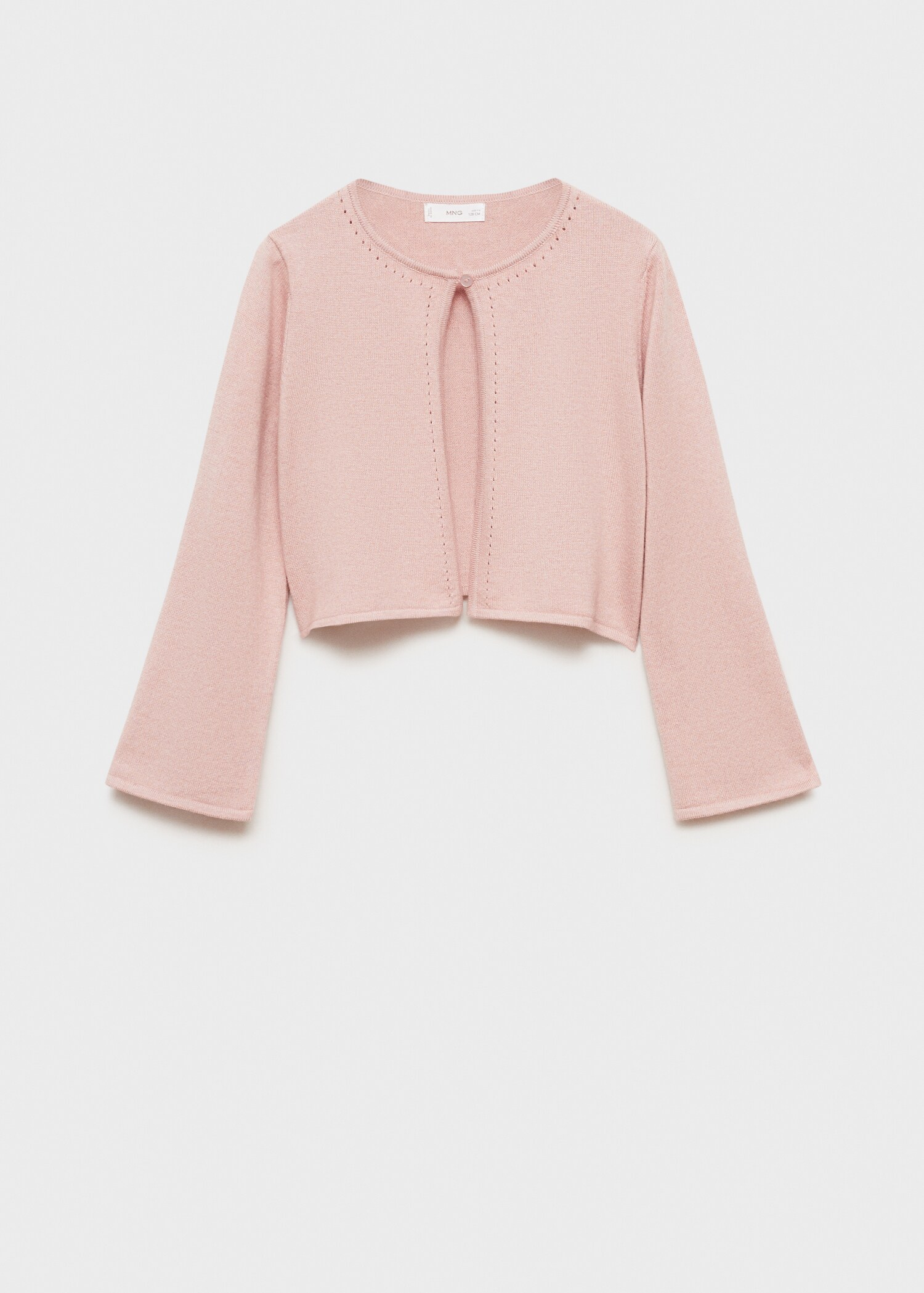 Fine-knit cotton cardigan - Article without model