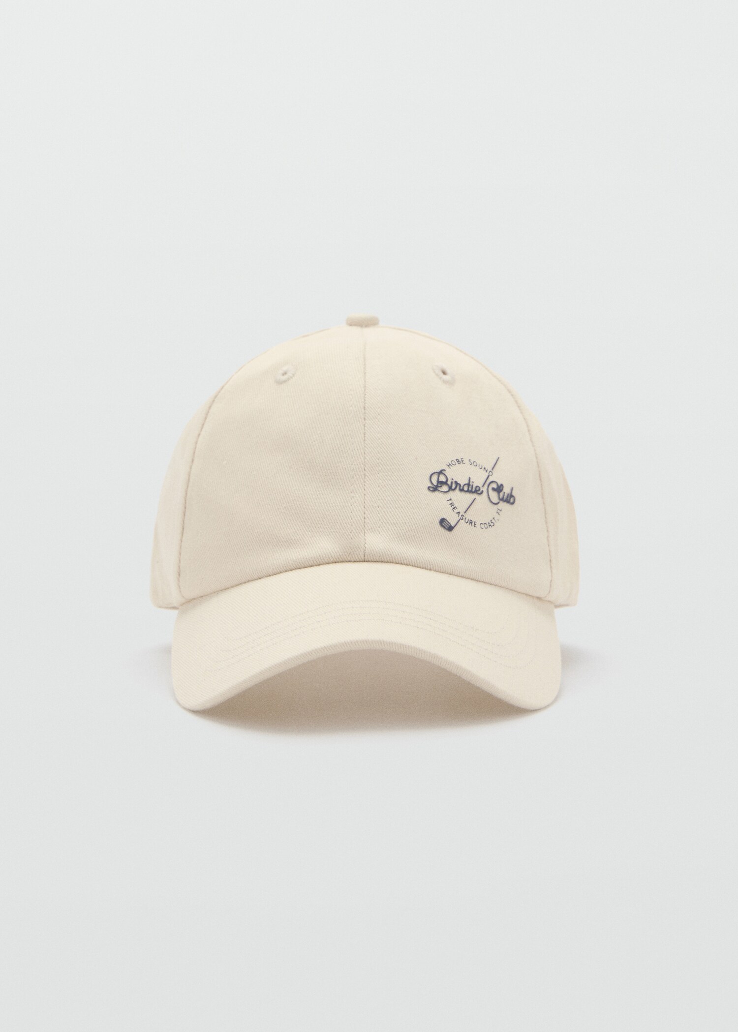 Cap with visor and logo - Medium plane