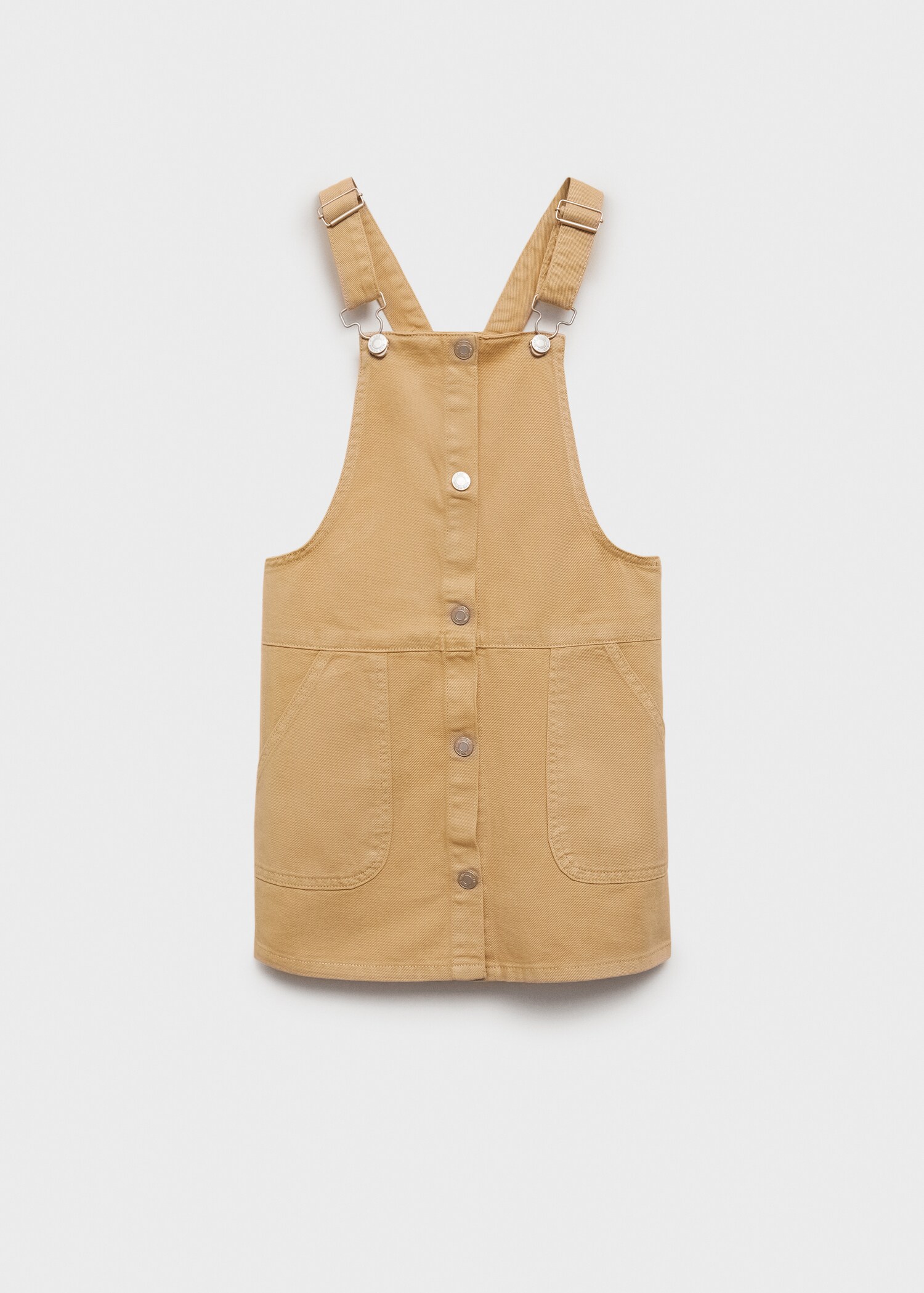 Short denim pinafore - Article without model