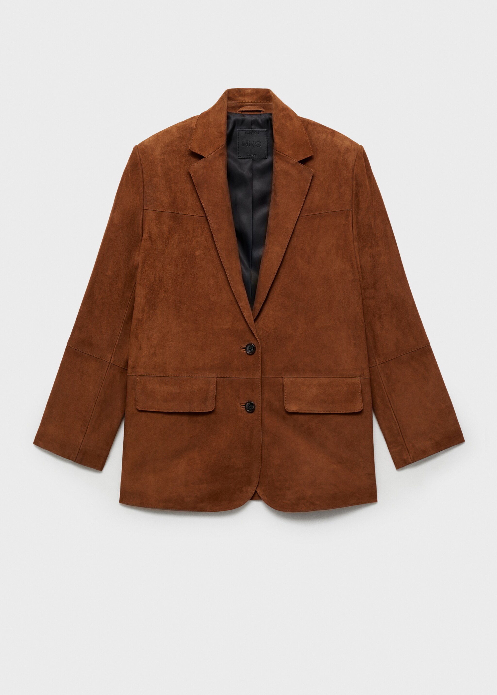 Straight suede jacket - Article without model