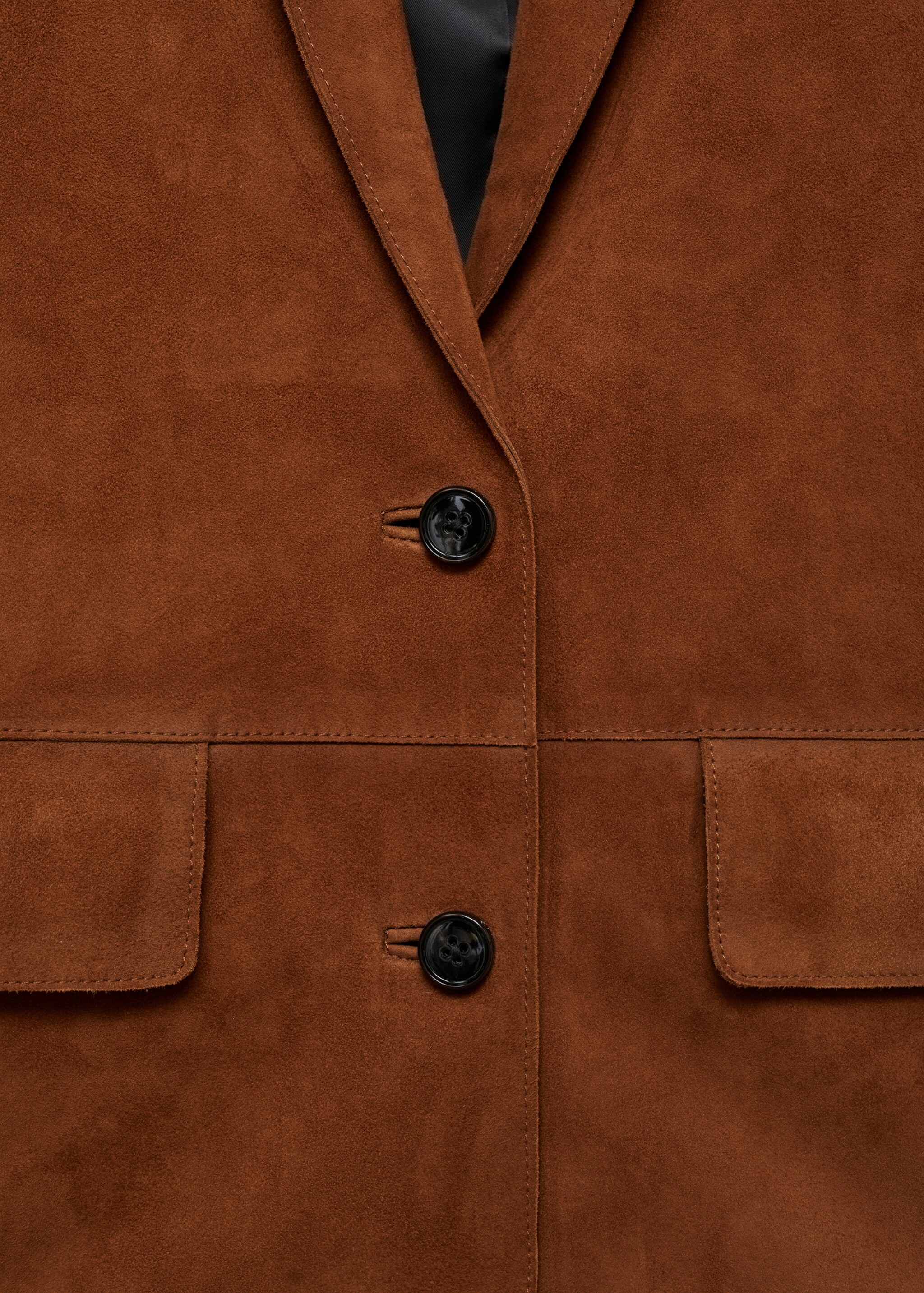 Straight suede jacket - Details of the article 8