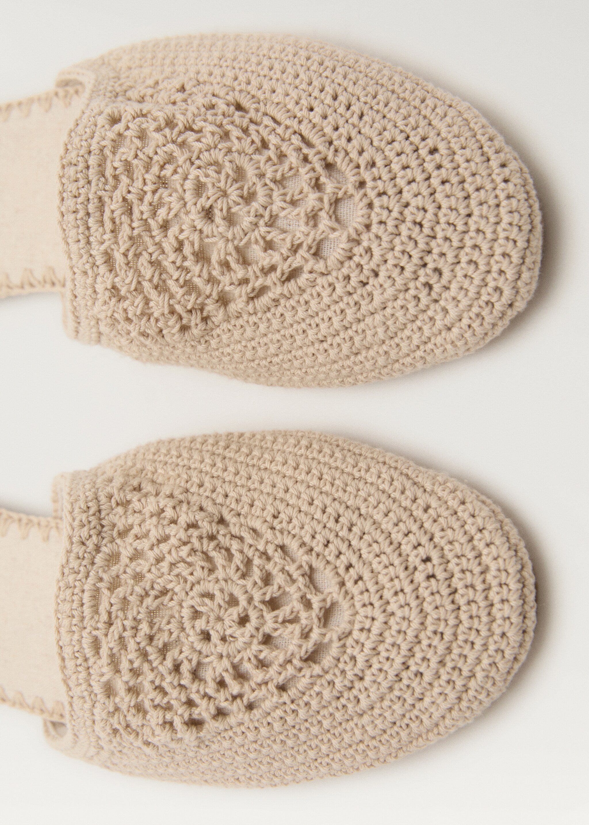 Cotton braided slippers - Details of the article 2