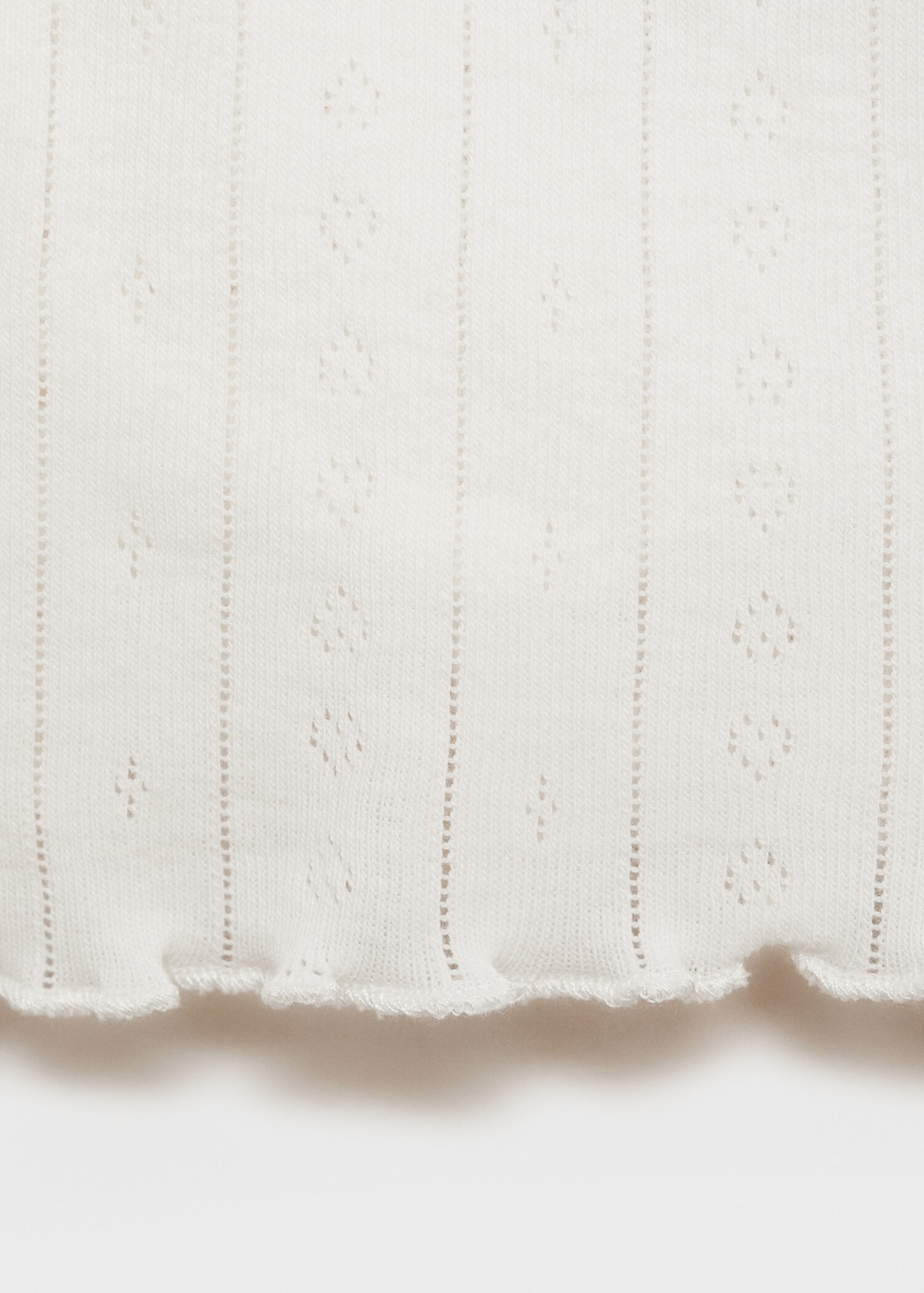 Unstitched cotton pyjama shorts - Details of the article 0