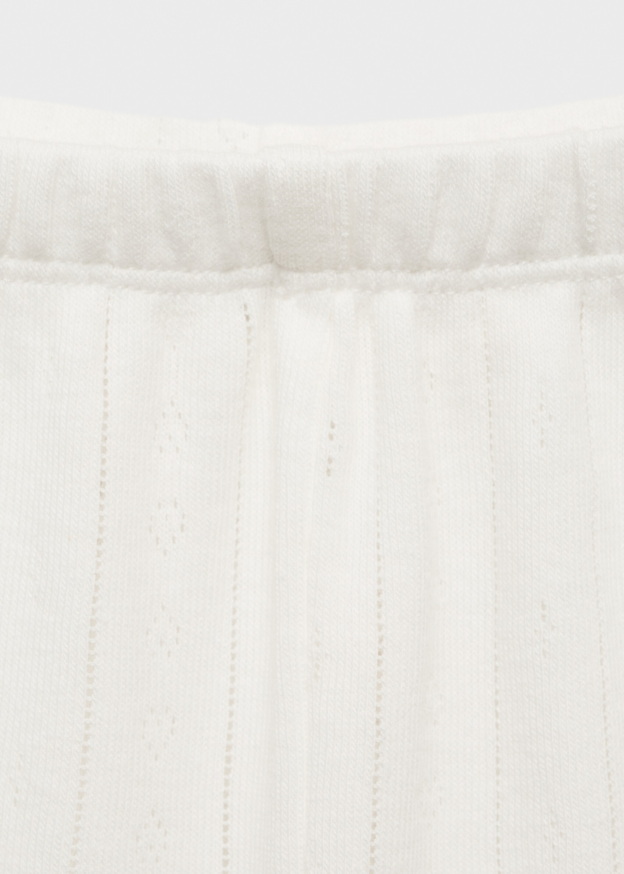 Unstitched cotton pyjama shorts - Details of the article 8