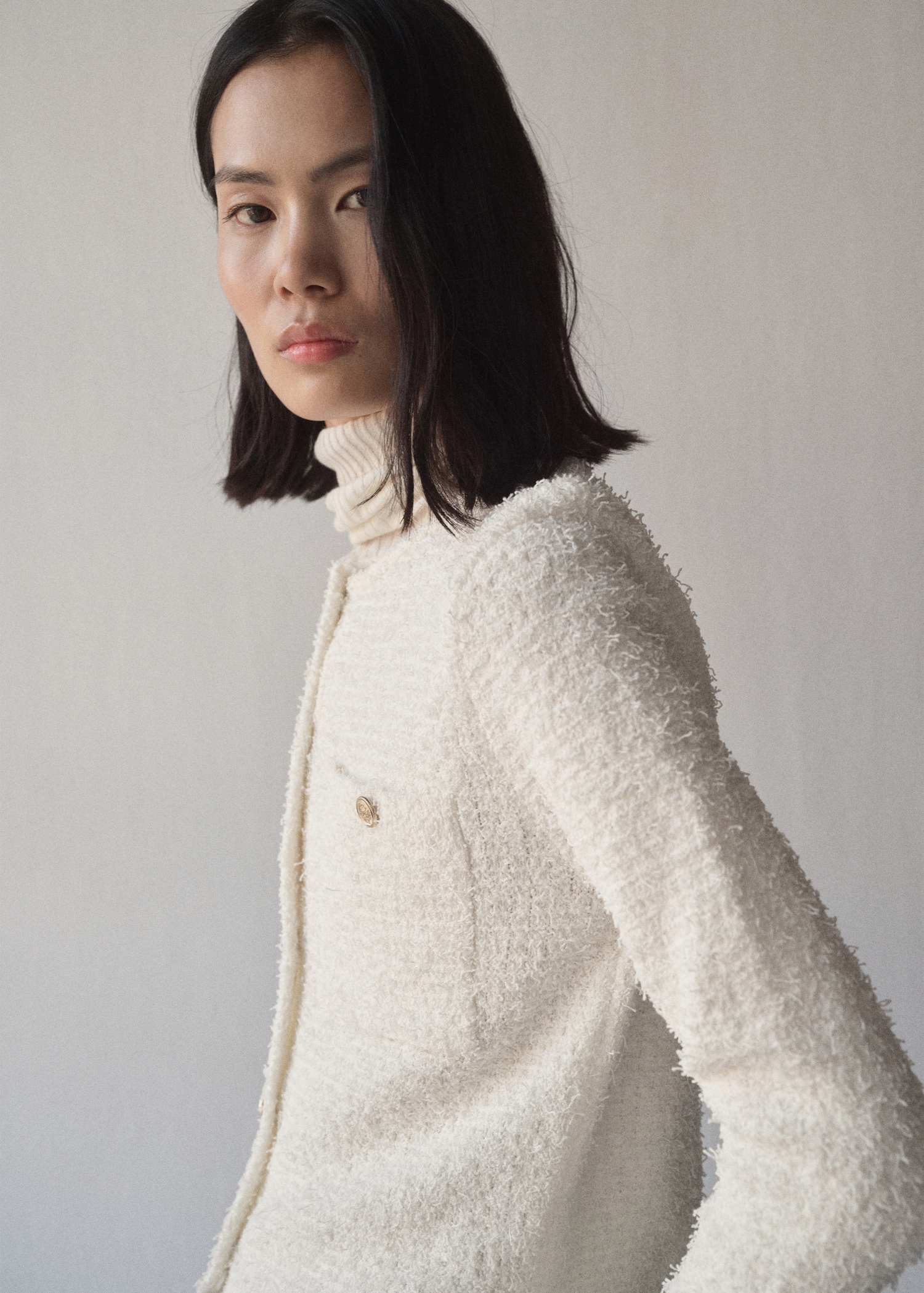 Tweed jacket with jewel buttons Women MANGO Philippines