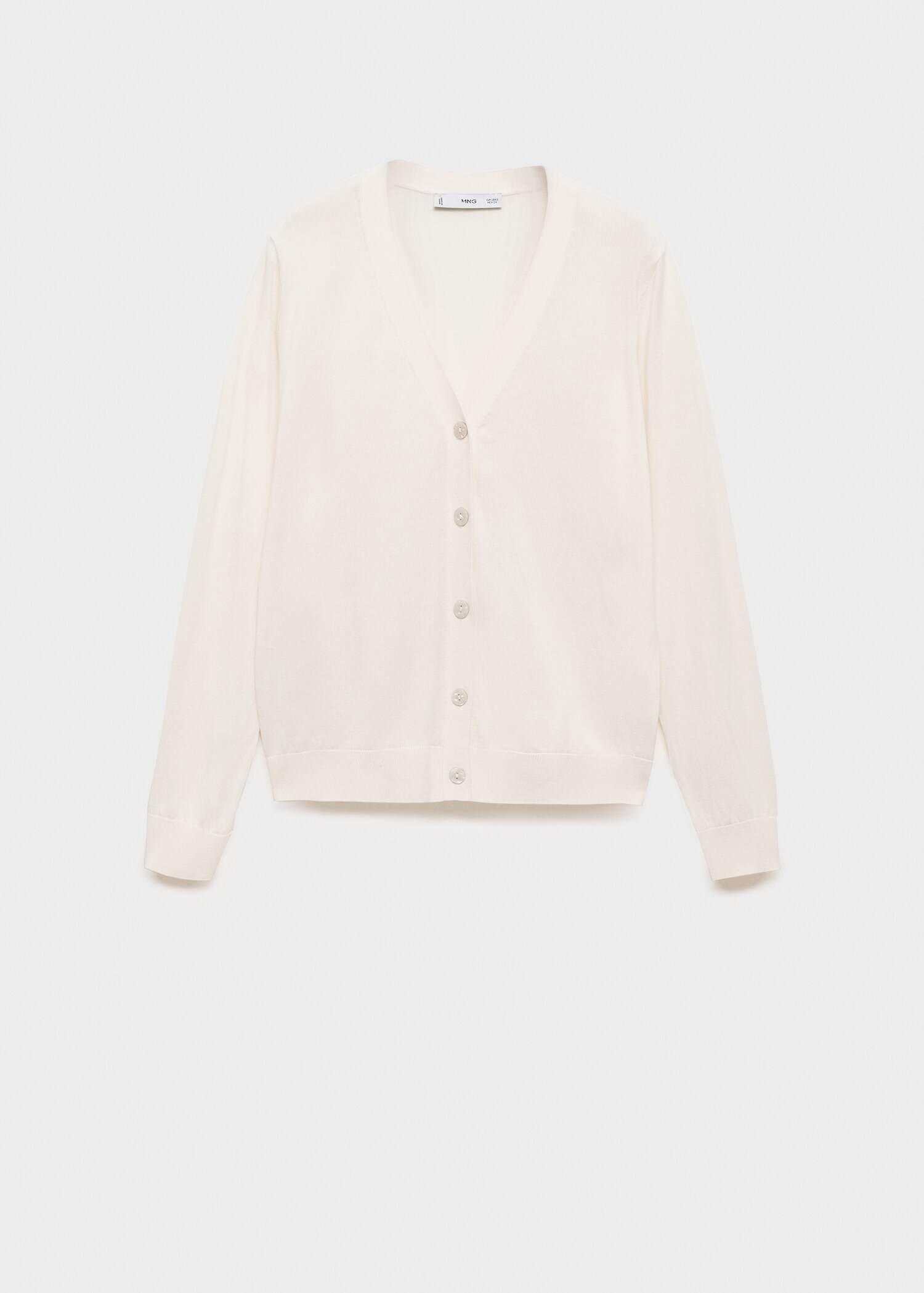 Mulberry silk-blend ribbed cardigan - Article without model