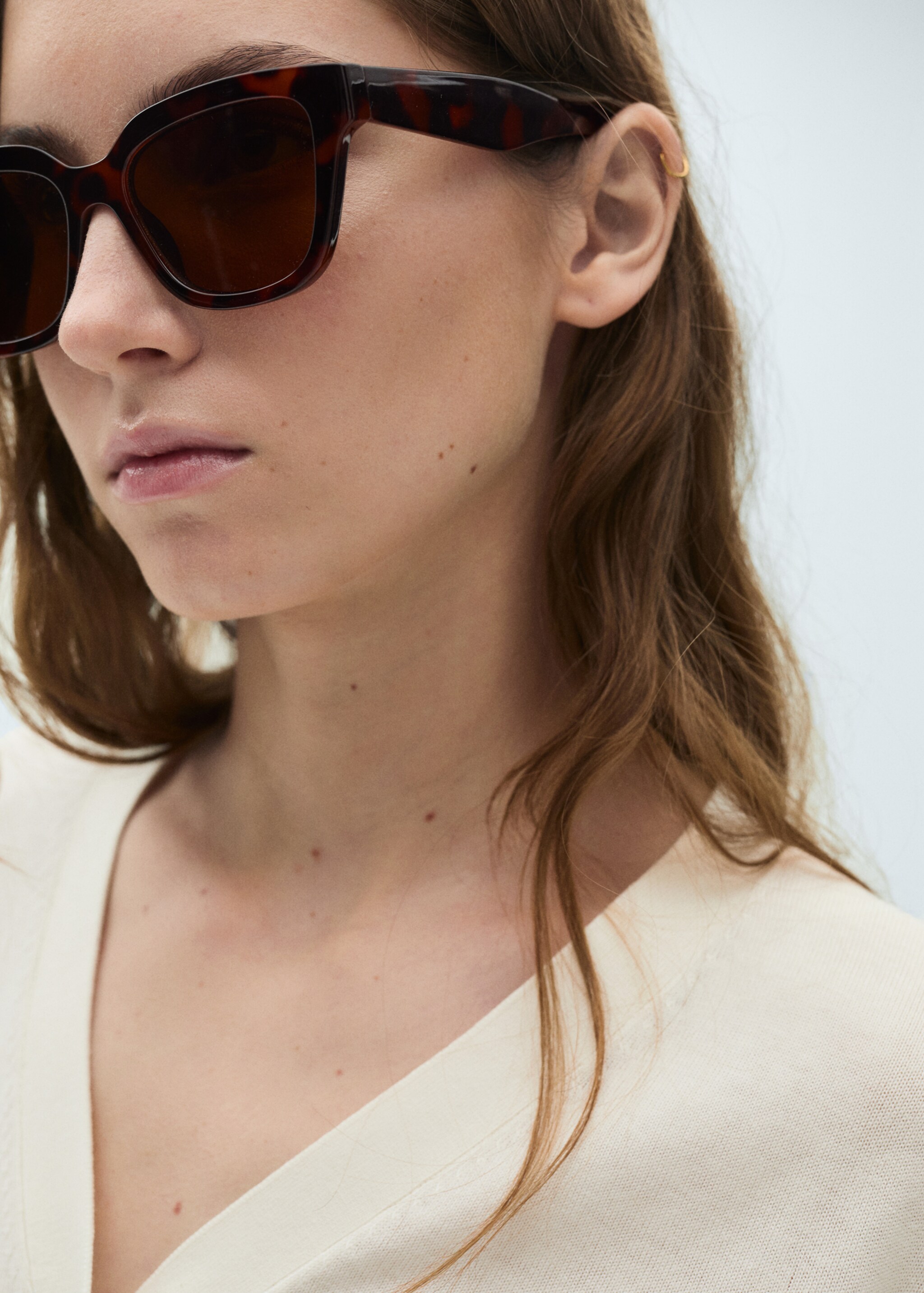 Mulberry silk-blend ribbed cardigan - Details of the article 1