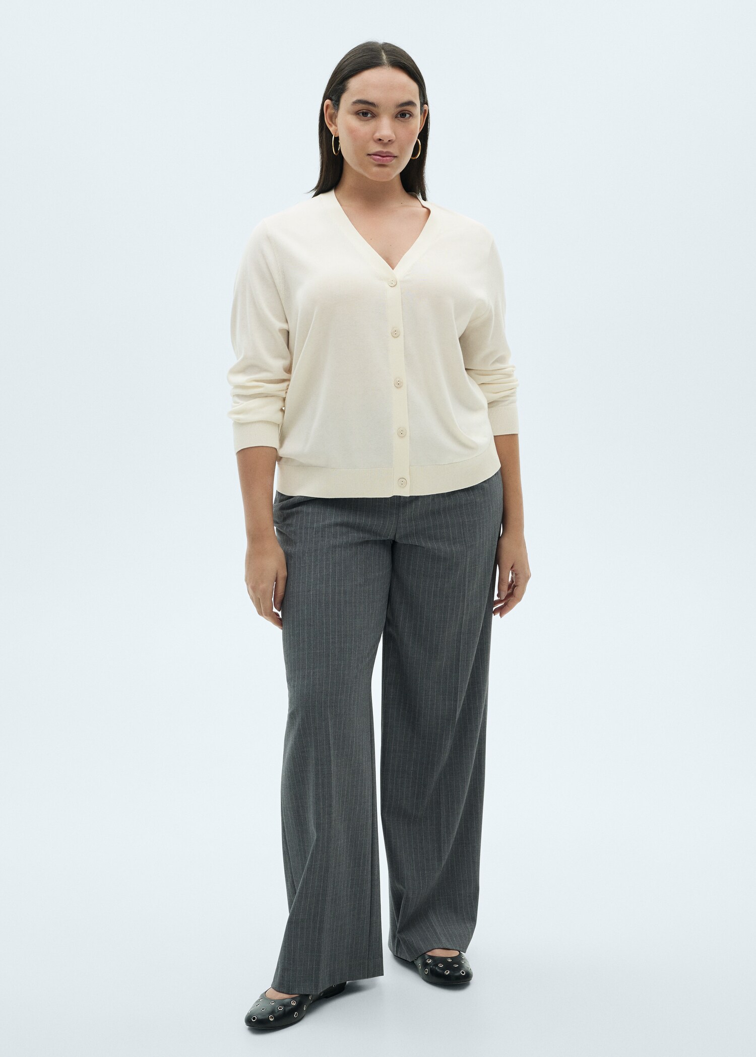 Mulberry silk-blend ribbed cardigan - Details of the article 3