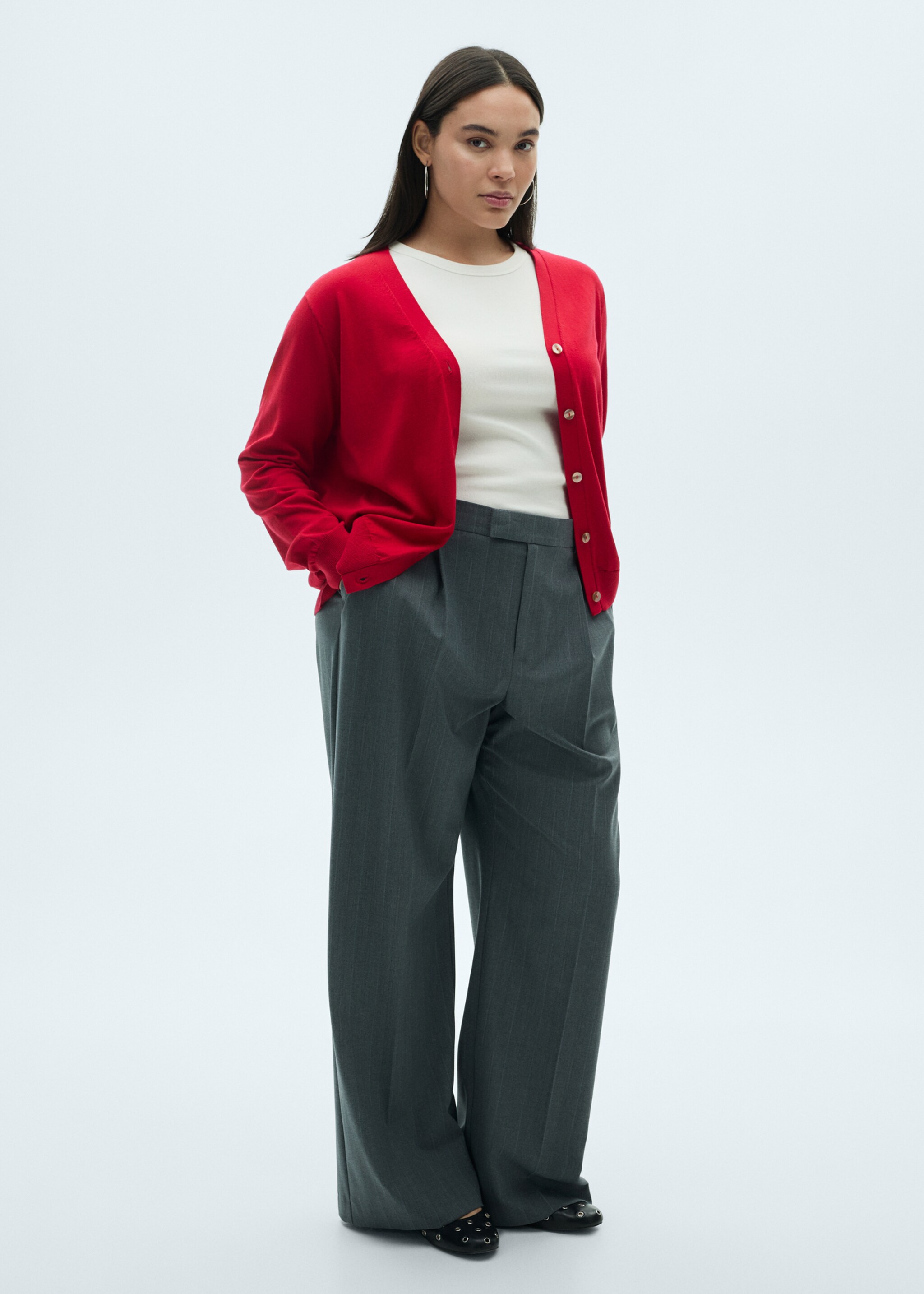 Mulberry silk-blend ribbed cardigan - Details of the article 3