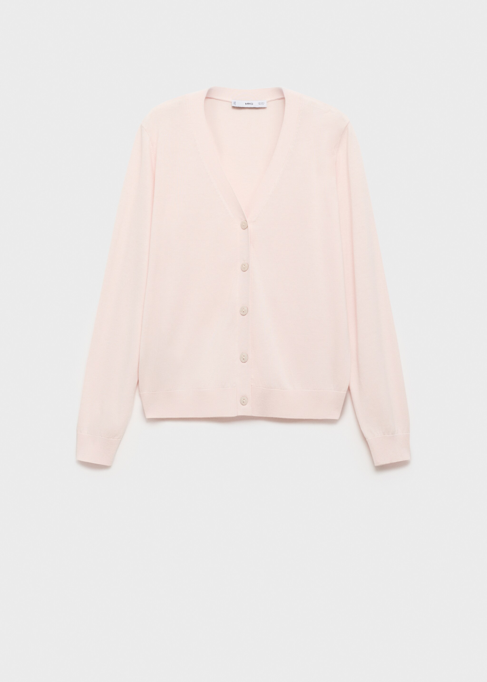 Mulberry silk-blend ribbed cardigan - Article without model