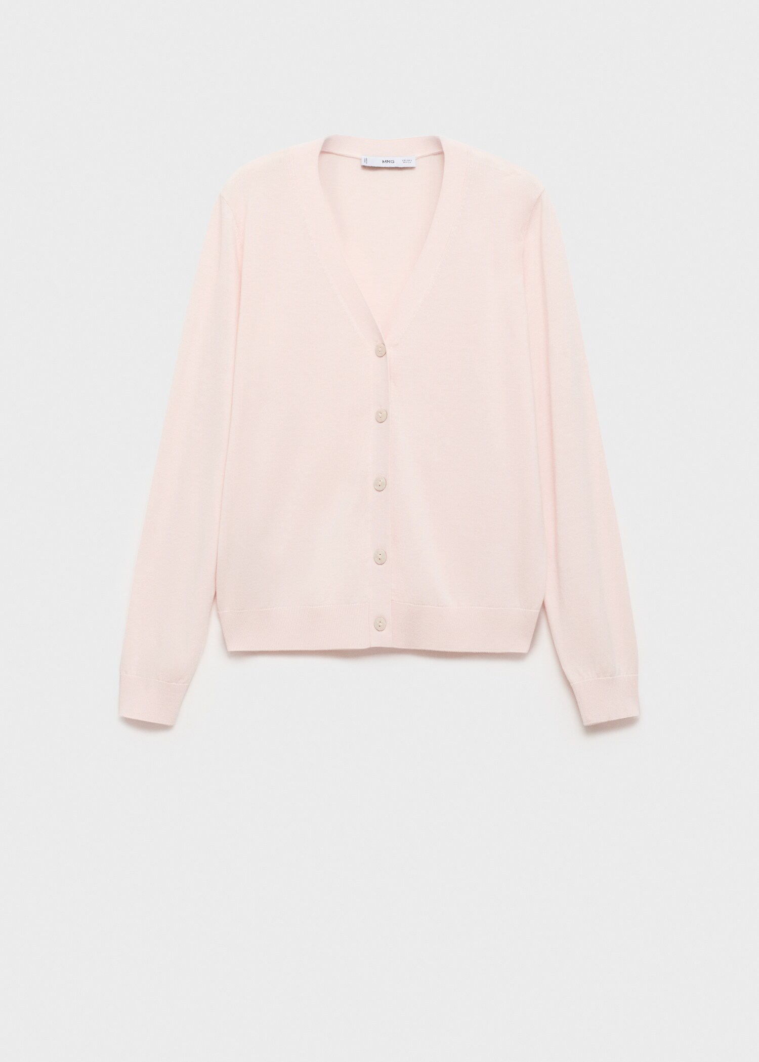 Mulberry silk-blend ribbed cardigan - Article without model