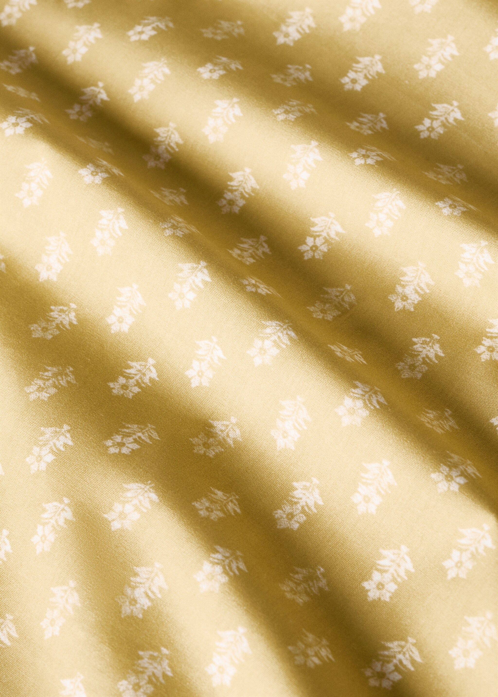 Cotton percale printed bottom sheet for cot - Details of the article 1