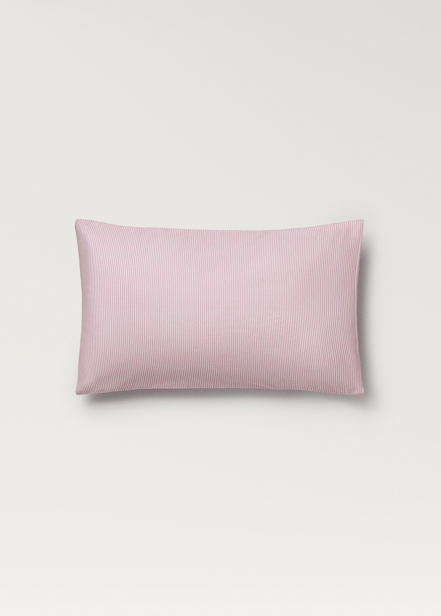 Taie d'oreiller enfant coton percale rayures 30x50 cm - Article sans modèle