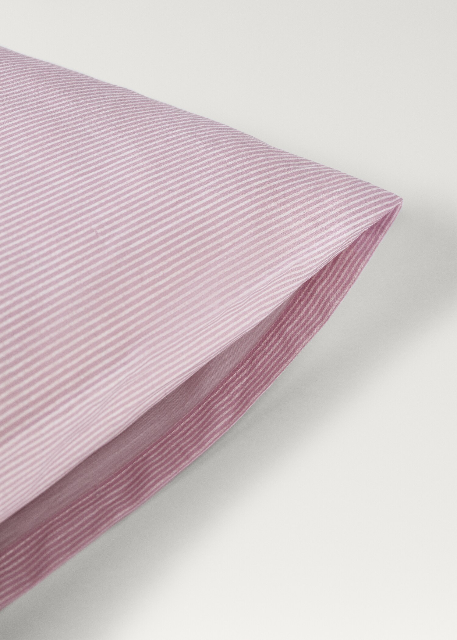 Taie d'oreiller enfant coton percale rayures 30x50 cm - Détail de l'article 2